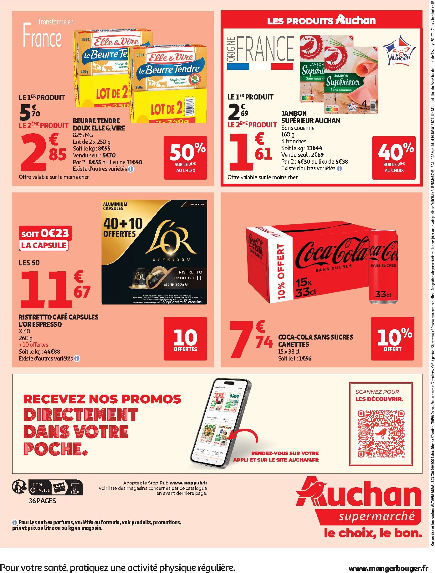auchan - Auchan Supermarché folder voor volgende week van dinsdag 30/06/2026 tot zaterdag 11/07/2026 - page: 36