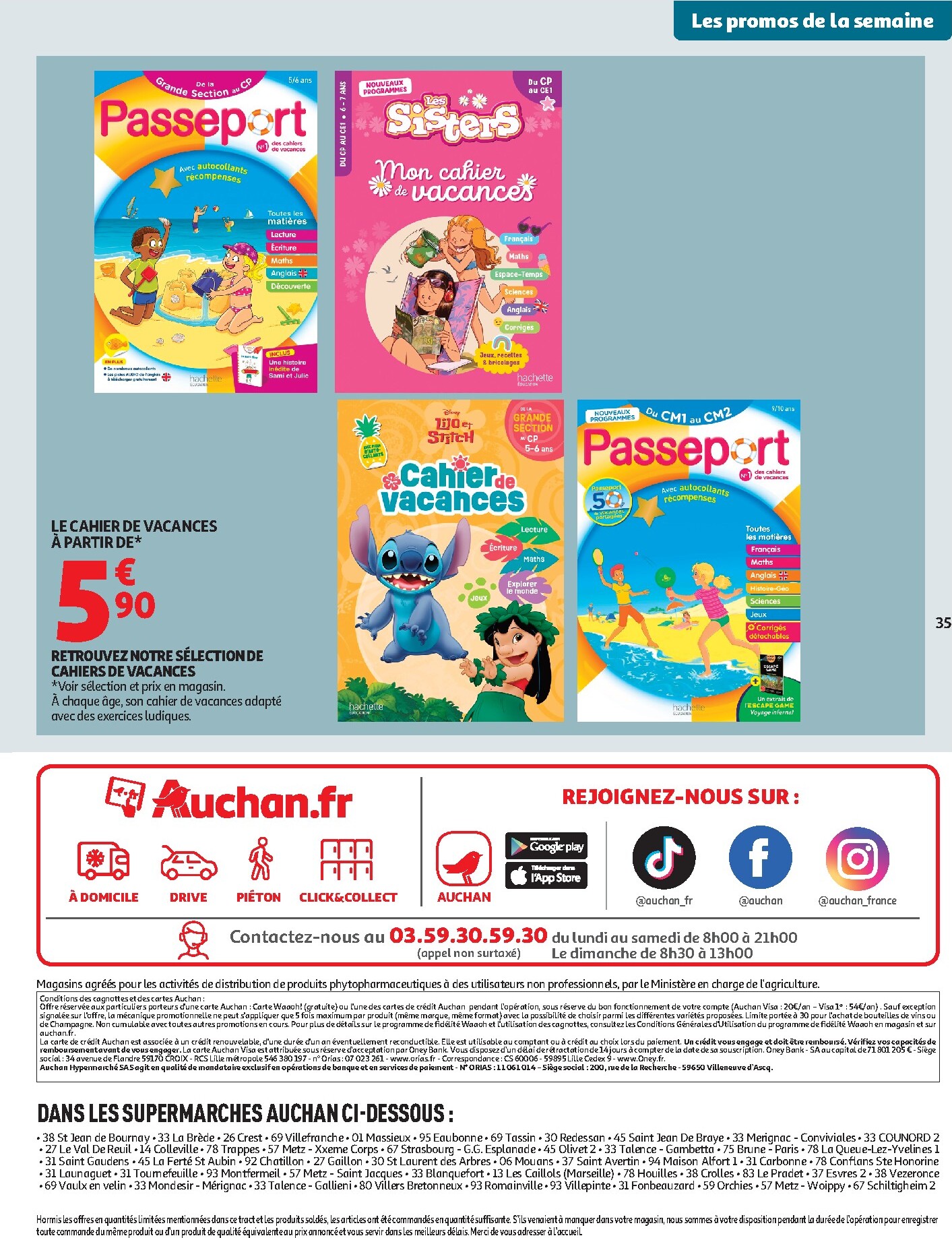 auchan - Auchan Supermarché folder voor volgende week van dinsdag 30/06/2026 tot zaterdag 11/07/2026 - page: 35
