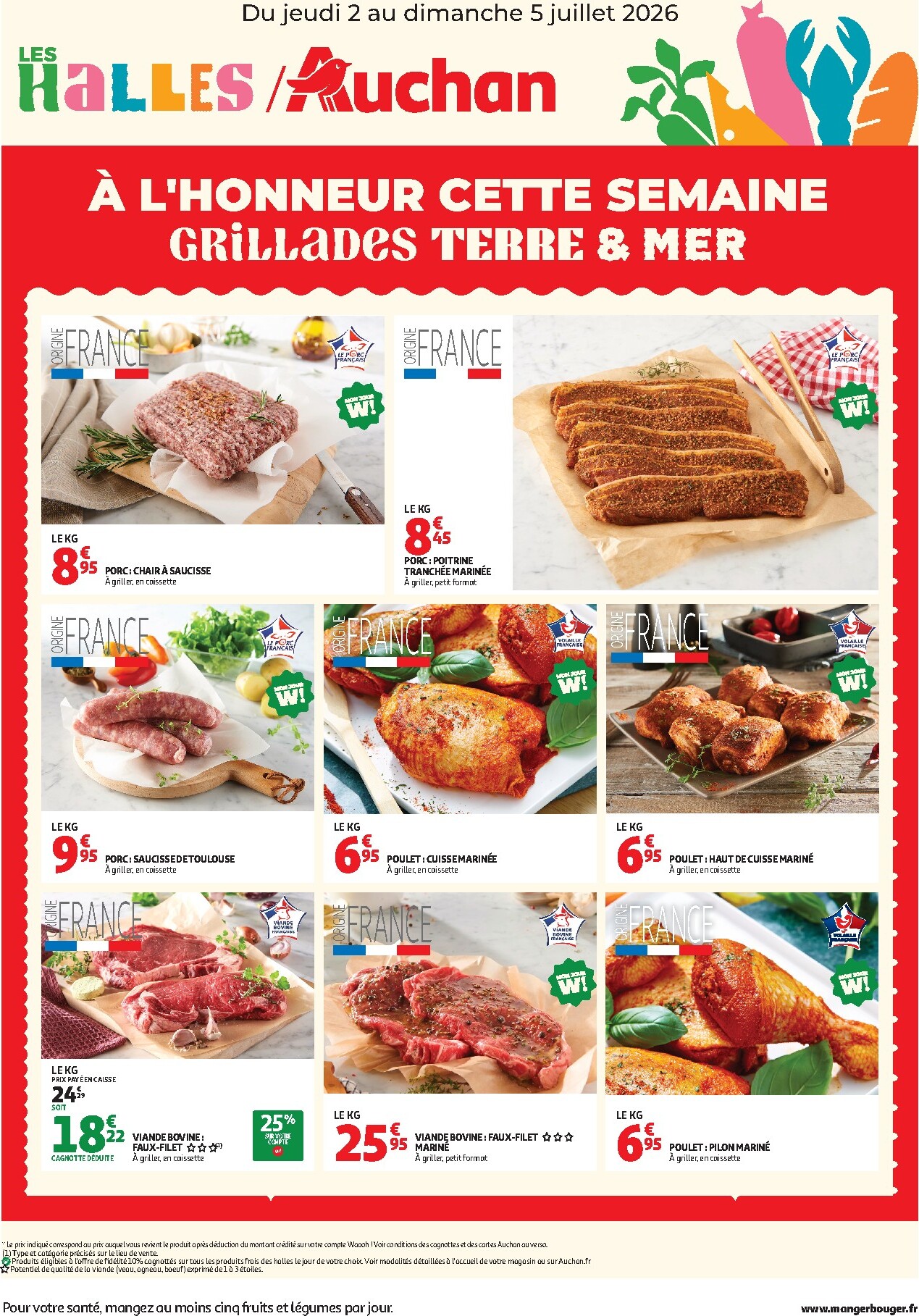 auchan - Huidige Auchan - À l'honneur cette semaine ! - Hypermarché folder geldig van donderdag 02/07/2026 tot zondag 05/07/2026