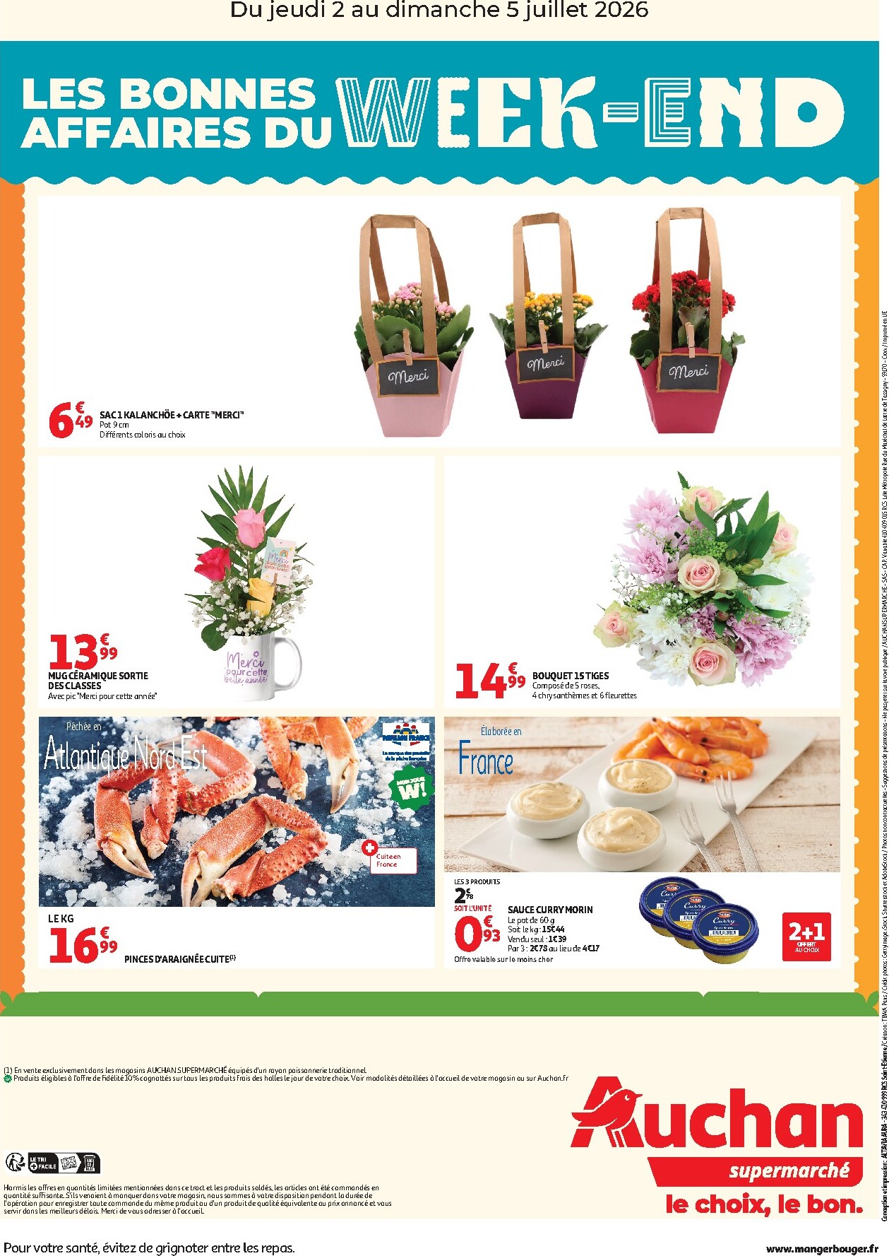auchan - Huidige Auchan - Les bons plan du week end dans votre super - Supermarché folder geldig van donderdag 02/07/2026 tot zondag 05/07/2026 - page: 2