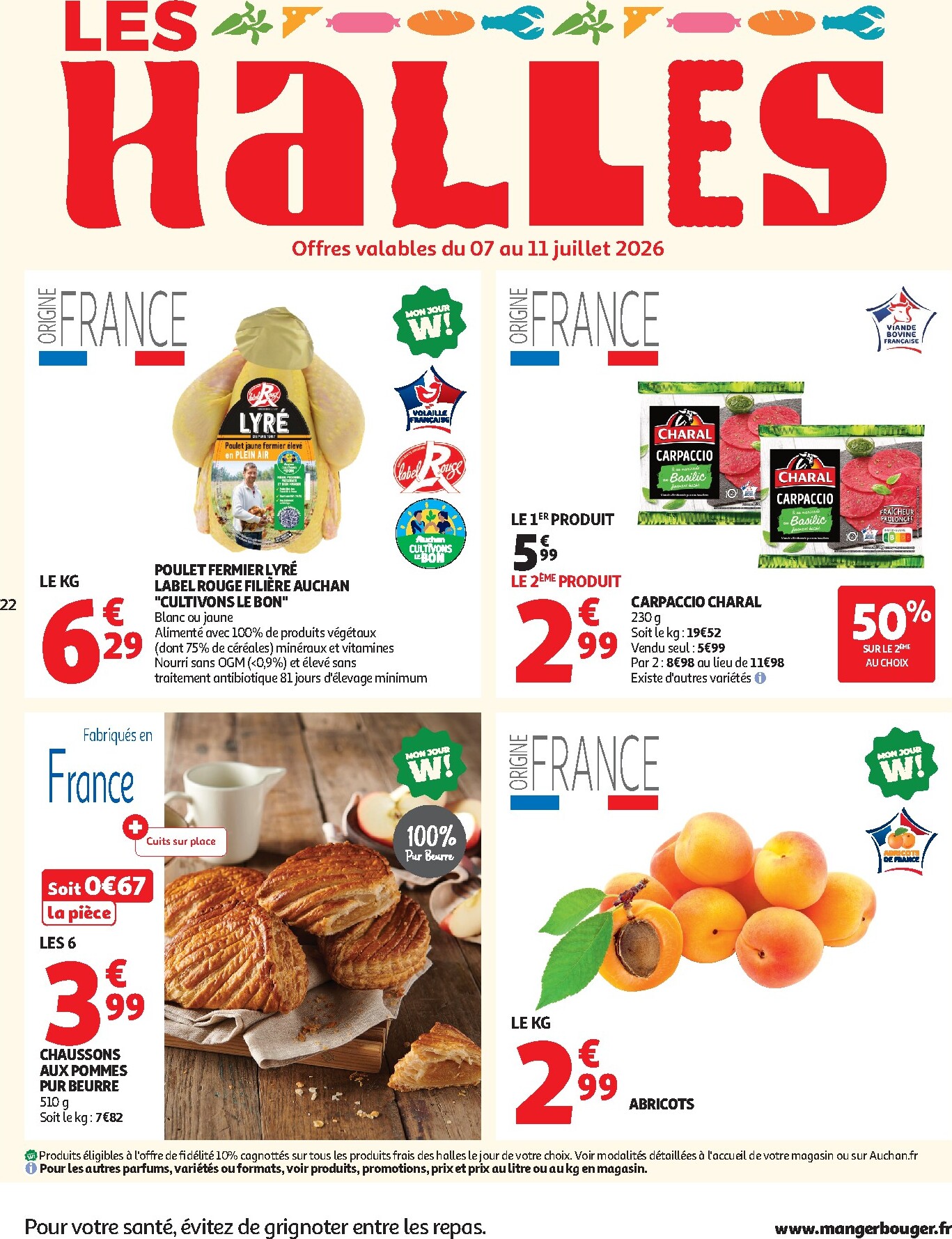 auchan - Auchan - Tops, Halles folder voor volgende week van dinsdag 07/07/2026 tot zondag 19/07/2026 - page: 22