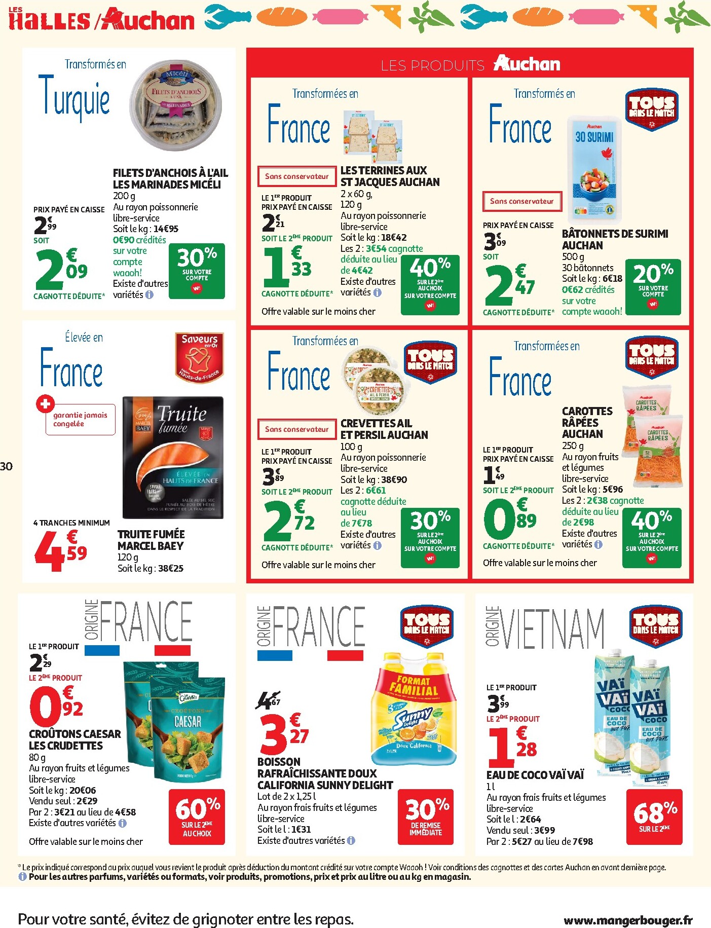 auchan - Auchan - Tops, Halles folder voor volgende week van dinsdag 07/07/2026 tot zondag 19/07/2026 - page: 30