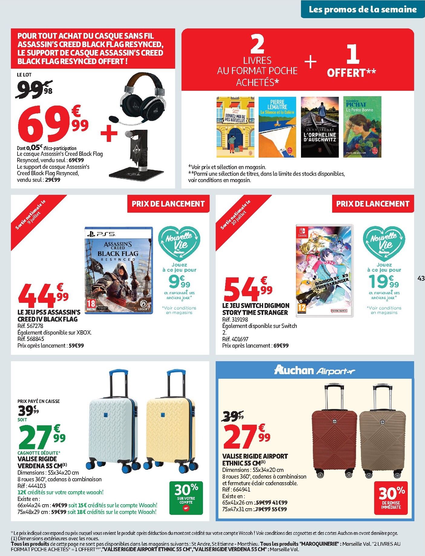 auchan - Auchan - Tops, Halles folder voor volgende week van dinsdag 07/07/2026 tot zondag 19/07/2026 - page: 43