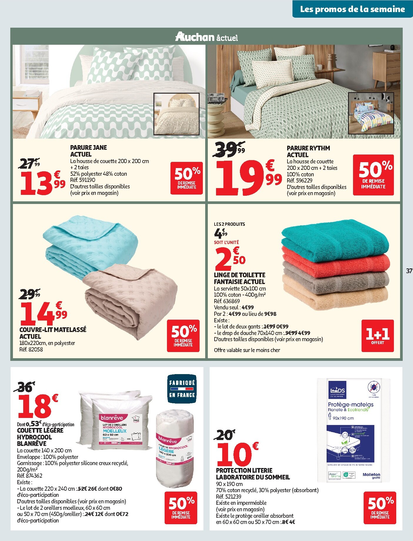 auchan - Auchan - Tops, Halles folder voor volgende week van dinsdag 07/07/2026 tot zondag 19/07/2026 - page: 37
