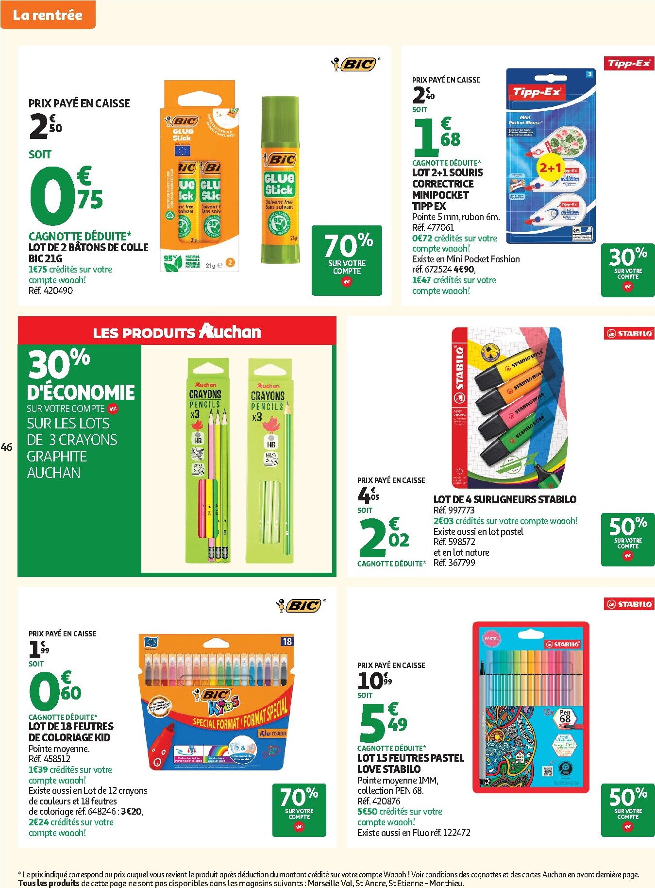 auchan - Auchan - Tops, Halles folder voor volgende week van dinsdag 07/07/2026 tot zondag 19/07/2026 - page: 46
