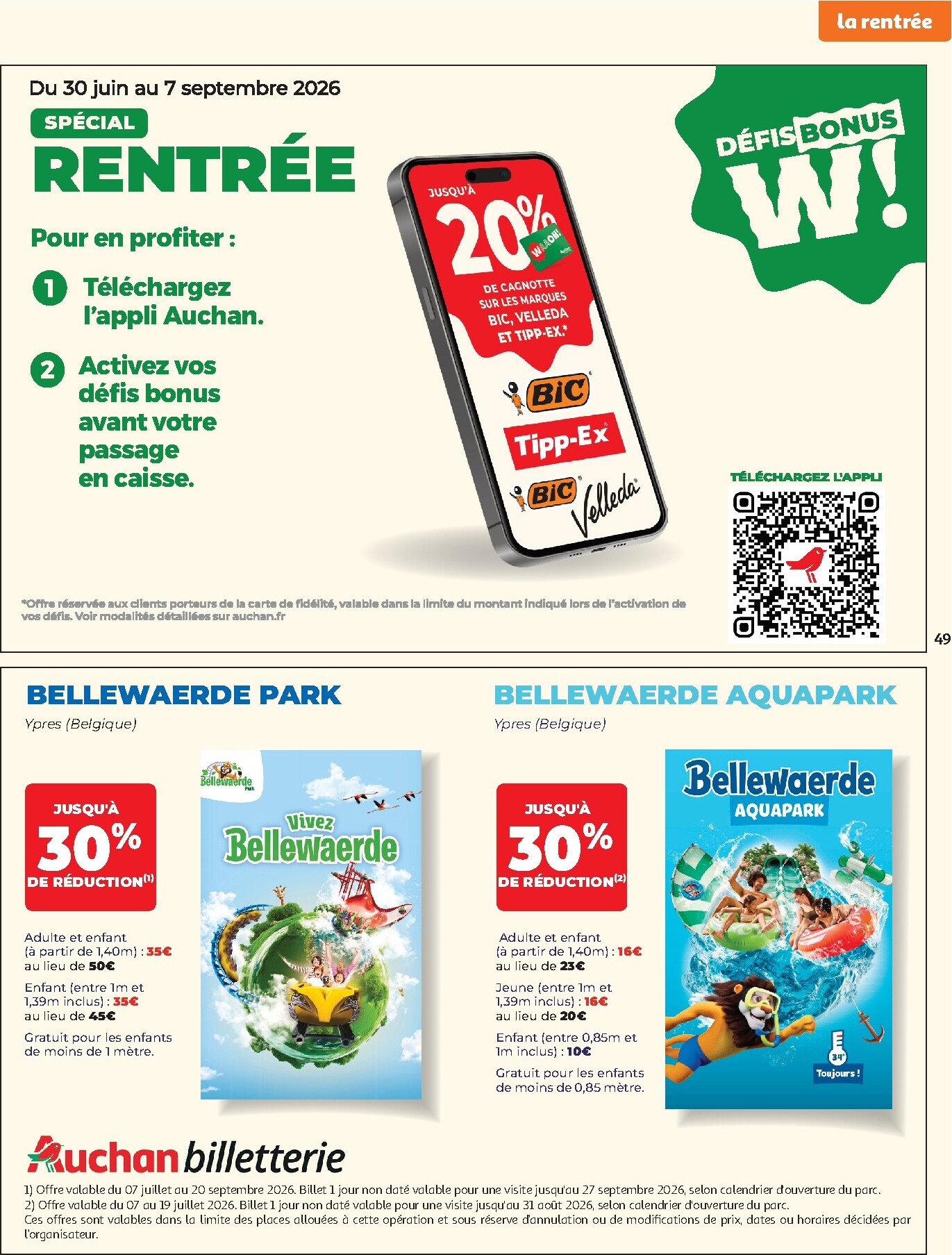 auchan - Auchan - Tops, Halles folder voor volgende week van dinsdag 07/07/2026 tot zondag 19/07/2026 - page: 49