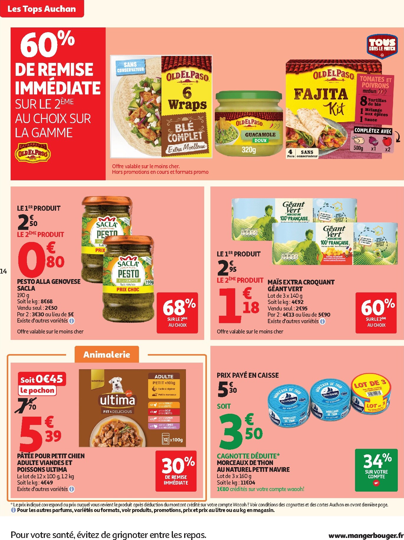 auchan - Auchan - Tops, Halles folder voor volgende week van dinsdag 07/07/2026 tot zondag 19/07/2026 - page: 14