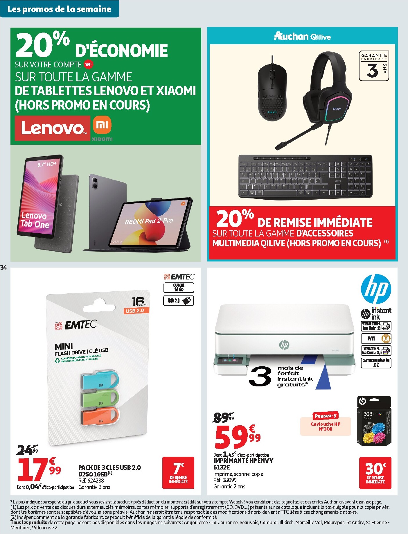 auchan - Auchan - Tops, Halles folder voor volgende week van dinsdag 07/07/2026 tot zondag 19/07/2026 - page: 34