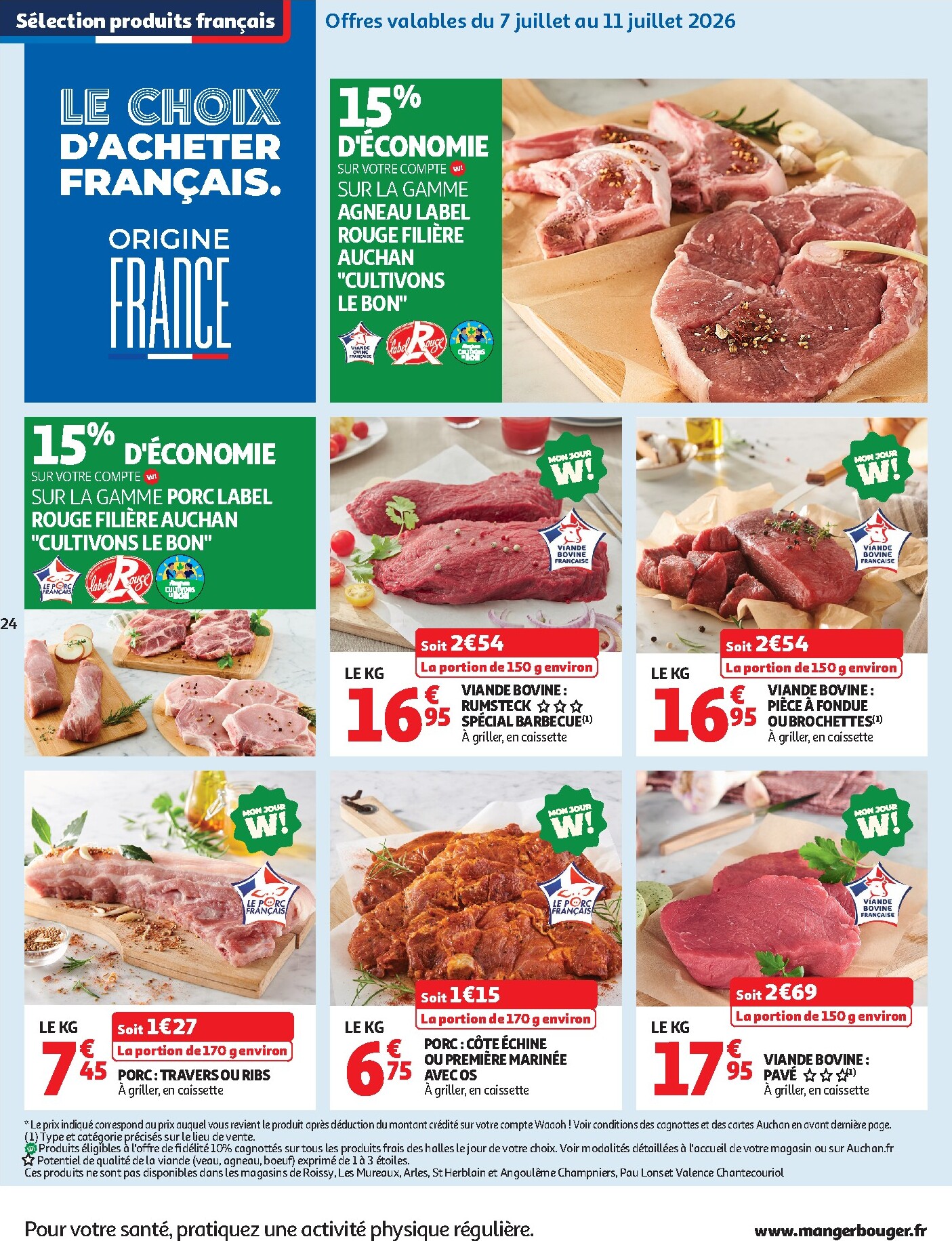 auchan - Auchan - Tops, Halles folder voor volgende week van dinsdag 07/07/2026 tot zondag 19/07/2026 - page: 24