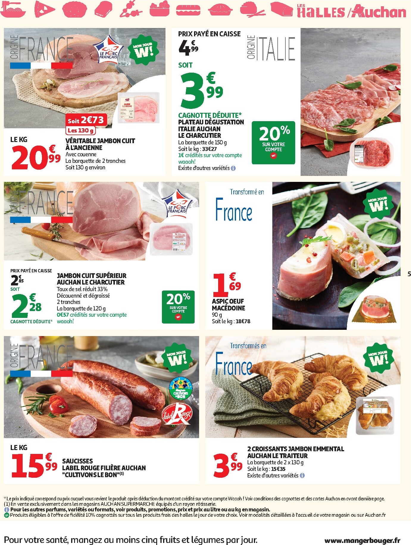 auchan - Auchan Supermarché - Tops, Halles folder voor volgende week van dinsdag 07/07/2026 tot zaterdag 11/07/2026 - page: 5