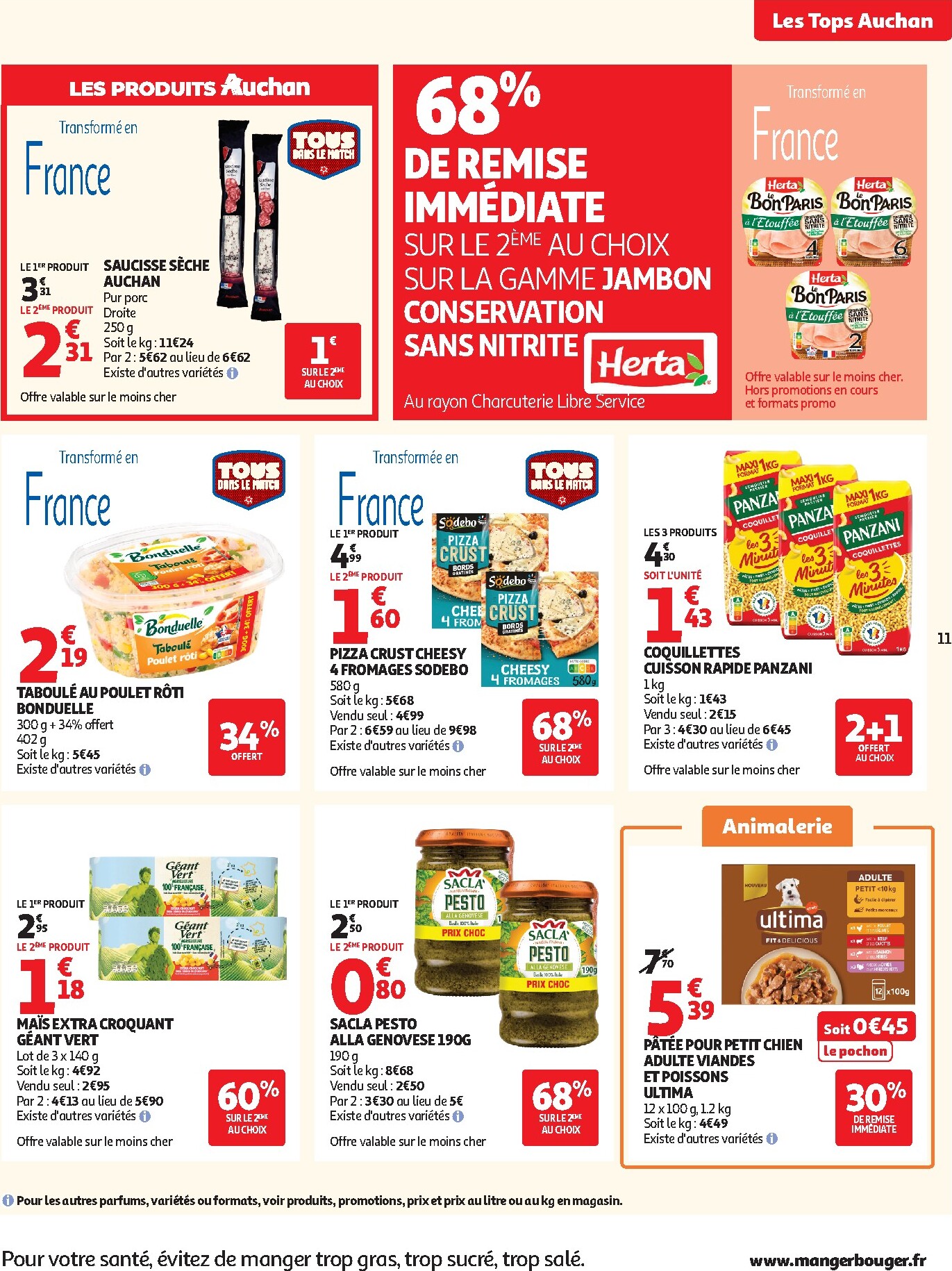 auchan - Auchan Supermarché - Tops, Halles folder voor volgende week van dinsdag 07/07/2026 tot zaterdag 11/07/2026 - page: 11