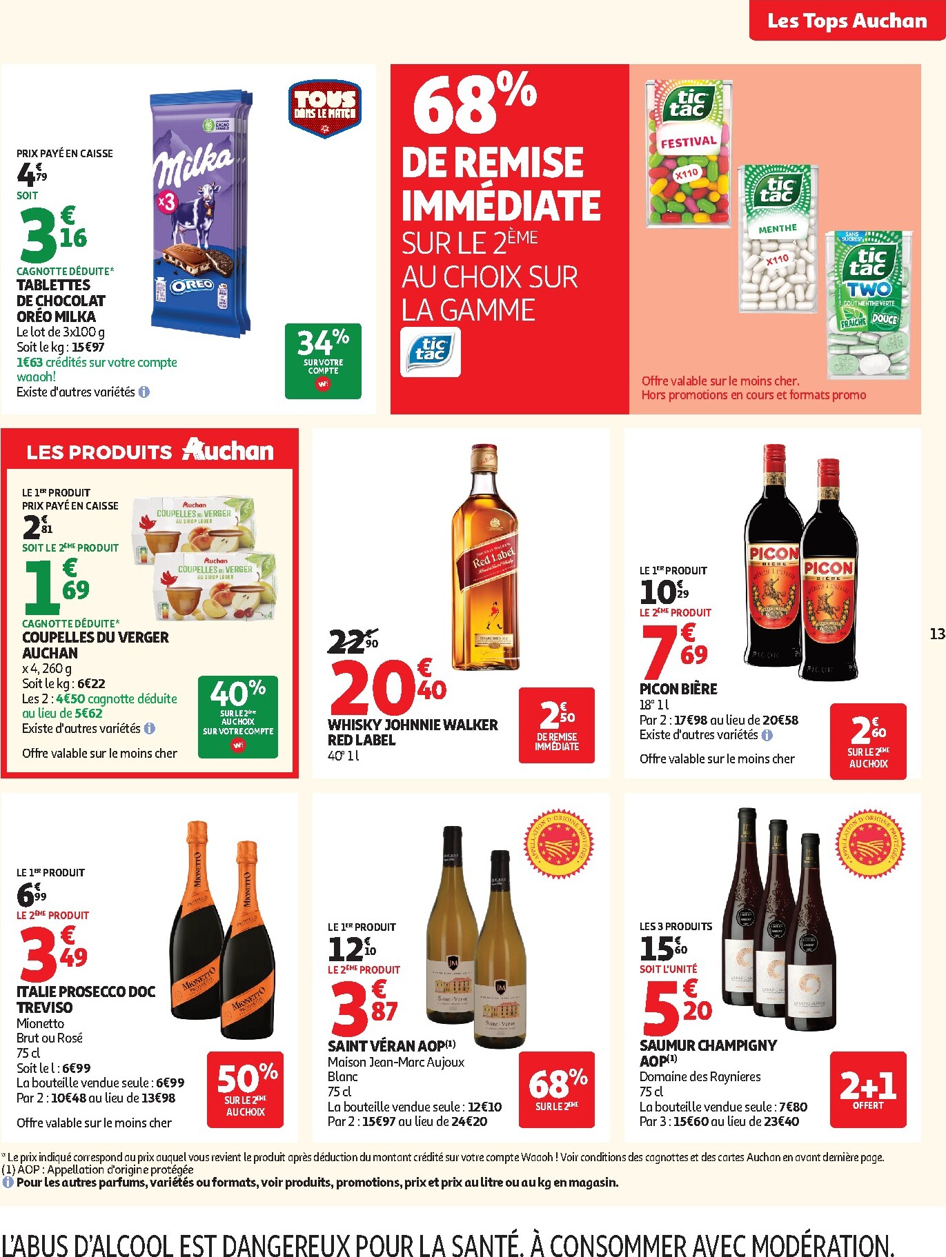 auchan - Auchan Supermarché - Tops, Halles folder voor volgende week van dinsdag 07/07/2026 tot zaterdag 11/07/2026 - page: 13