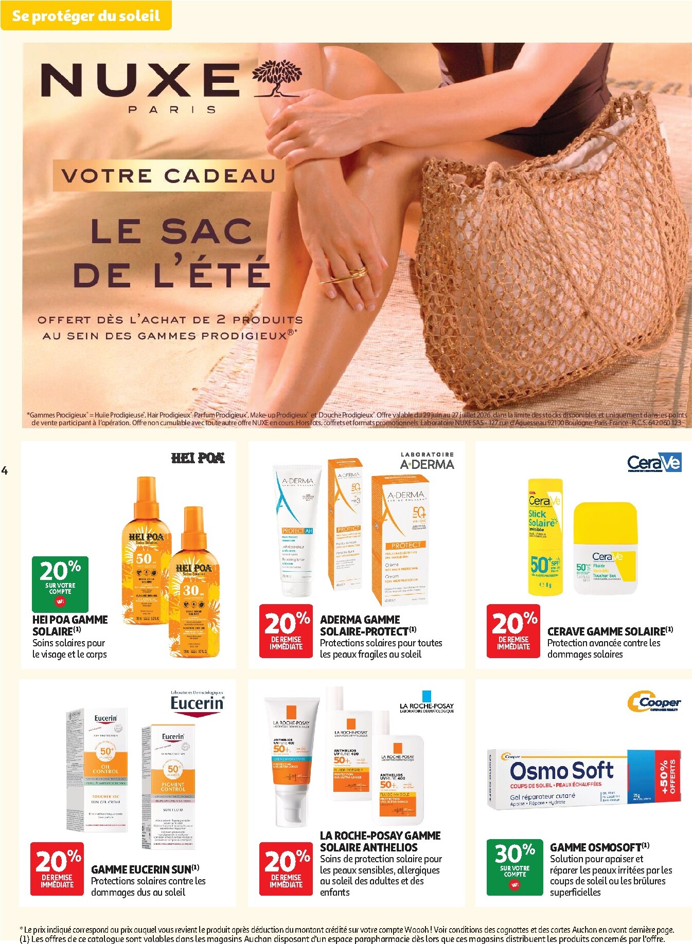 auchan - Huidige Auchan - Parapharmacie, beauté folder geldig van zaterdag 27/06/2026 tot zondag 26/07/2026 - page: 4