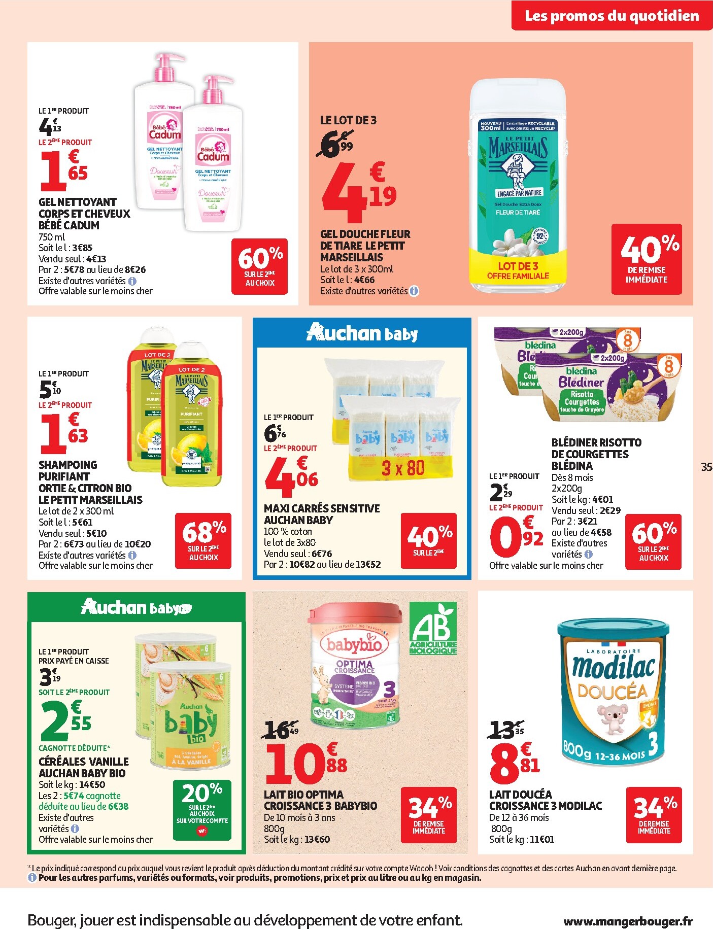 auchan - Toekomstige Auchan - Petit déj & goûter folder geldig van woensdag 15/07/2026 tot zondag 26/07/2026 - page: 35