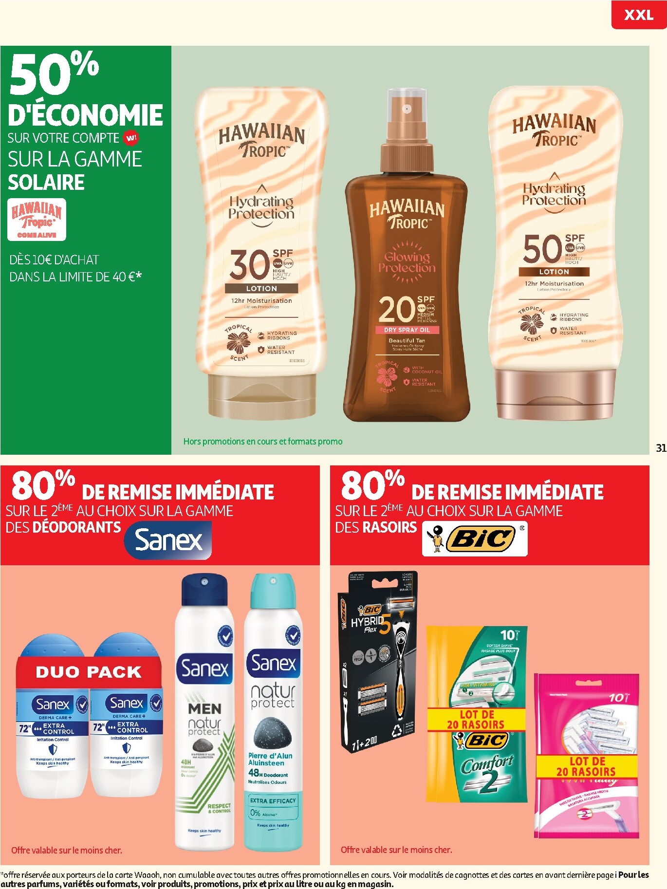 auchan - Auchan - Promos XXL, rentrée - Hypermarché folder voor volgende week van dinsdag 21/07/2026 tot zondag 02/08/2026 - page: 31