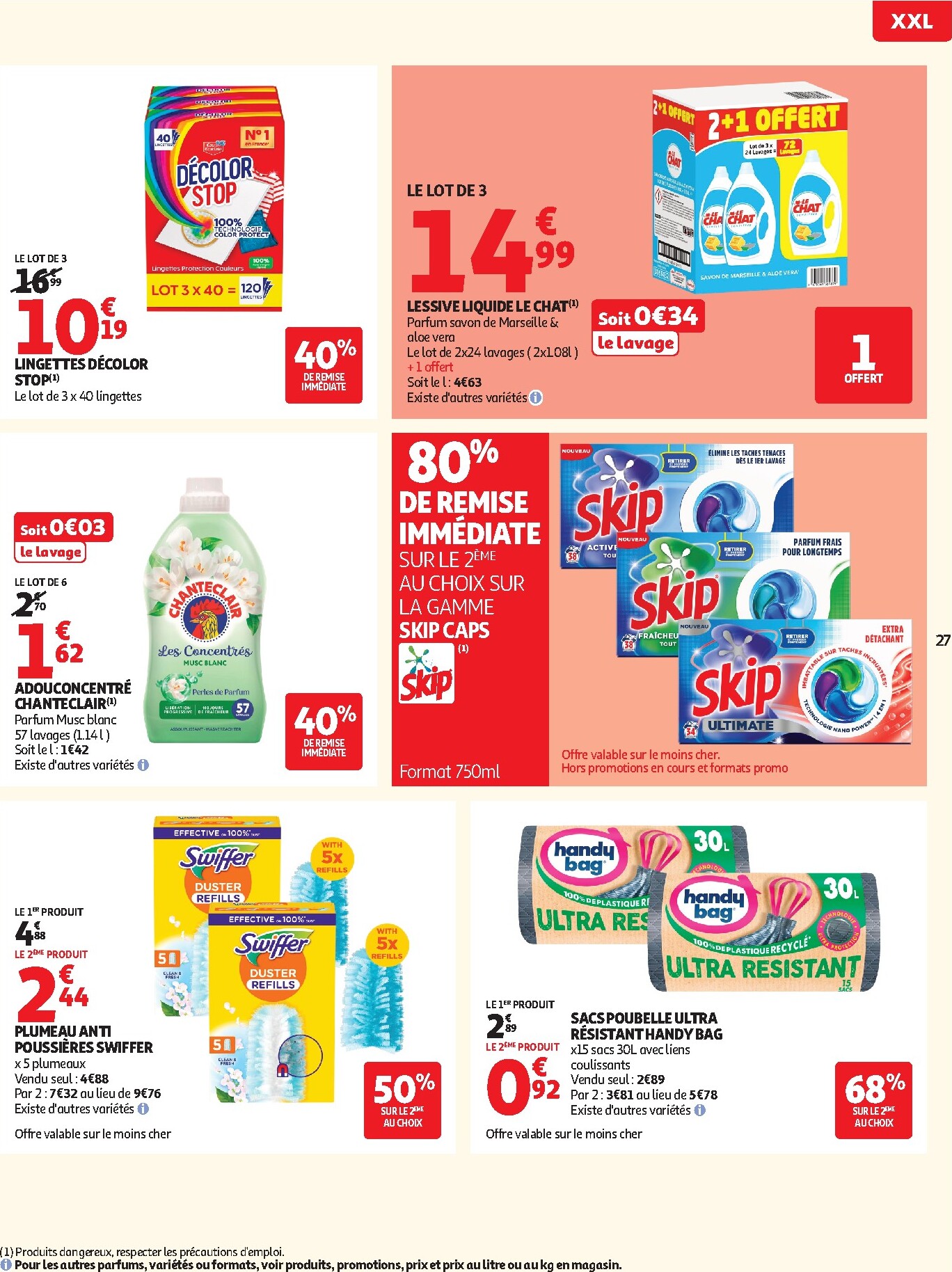 auchan - Auchan - Promos XXL, rentrée - Hypermarché folder voor volgende week van dinsdag 21/07/2026 tot zondag 02/08/2026 - page: 27