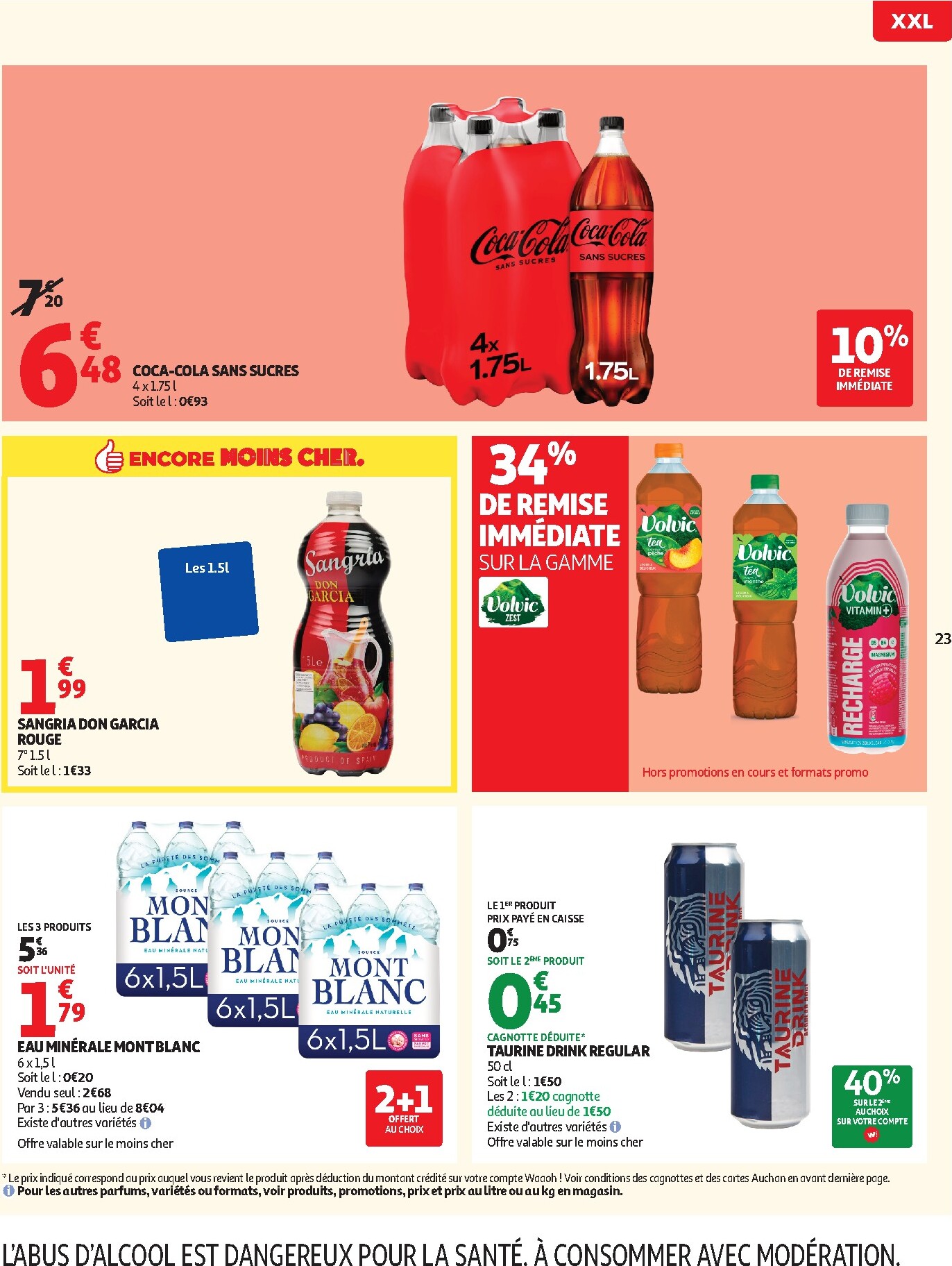 auchan - Auchan - Promos XXL, rentrée - Hypermarché folder voor volgende week van dinsdag 21/07/2026 tot zondag 02/08/2026 - page: 23