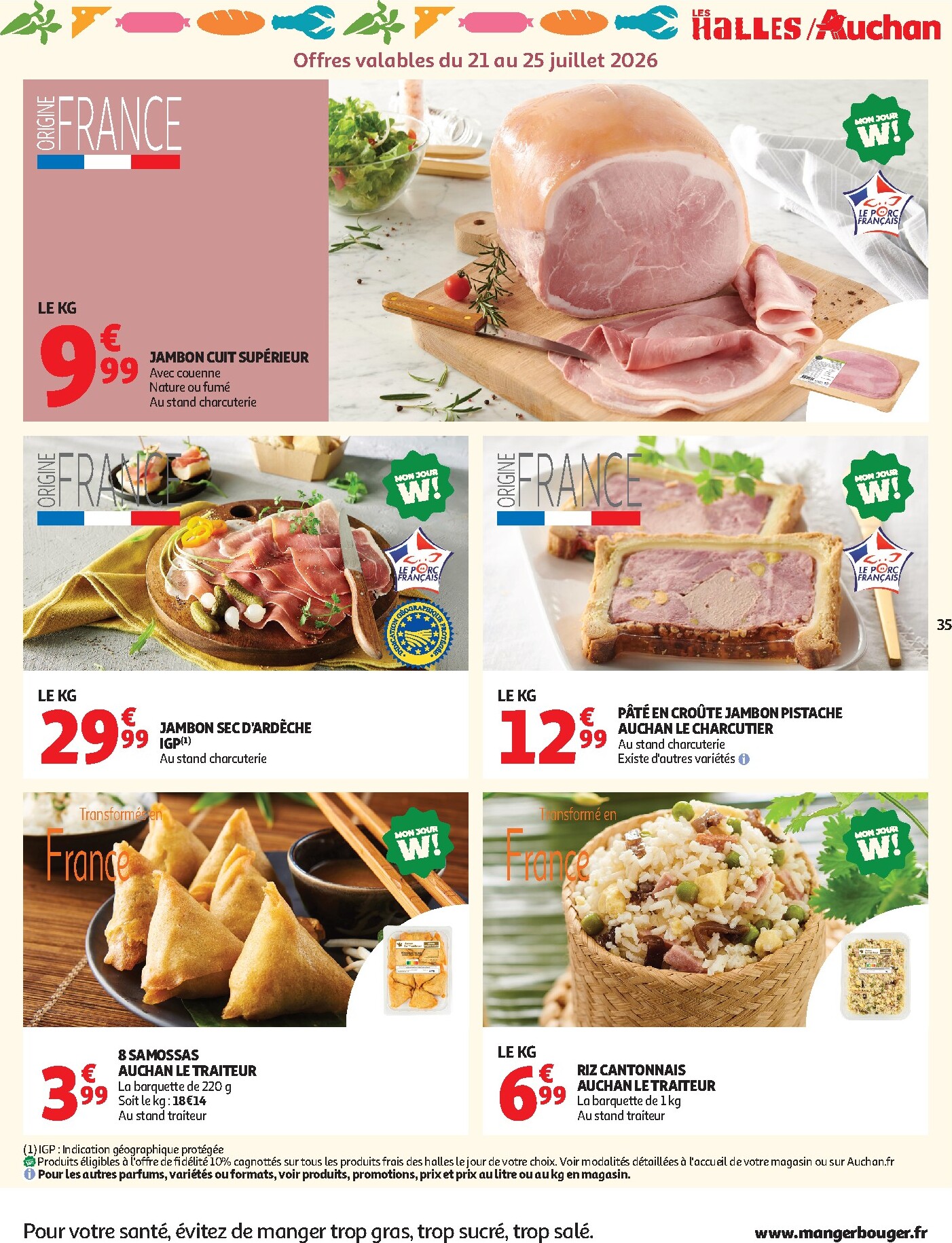 auchan - Auchan - Promos XXL, rentrée - Hypermarché folder voor volgende week van dinsdag 21/07/2026 tot zondag 02/08/2026 - page: 35