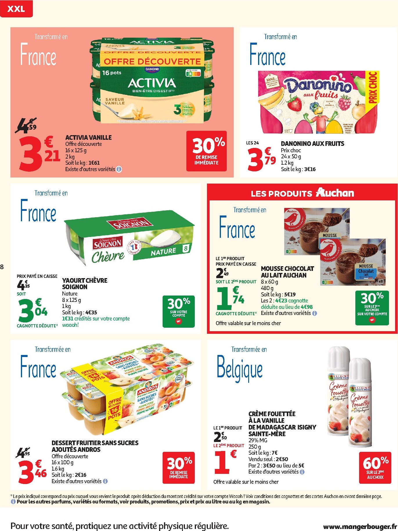auchan - Auchan - Promos XXL, rentrée - Hypermarché folder voor volgende week van dinsdag 21/07/2026 tot zondag 02/08/2026 - page: 8