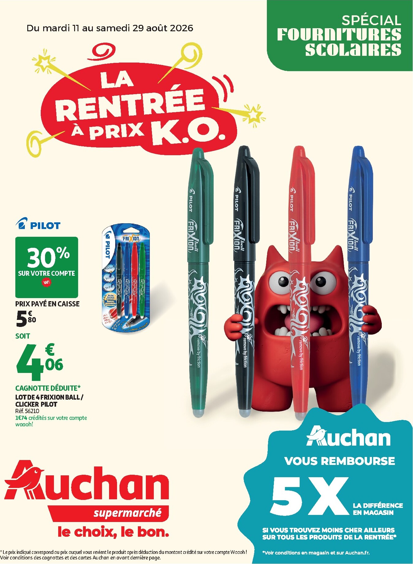 auchan - Auchan folder voor volgende week van dinsdag 11/08/2026 tot zaterdag 29/08/2026