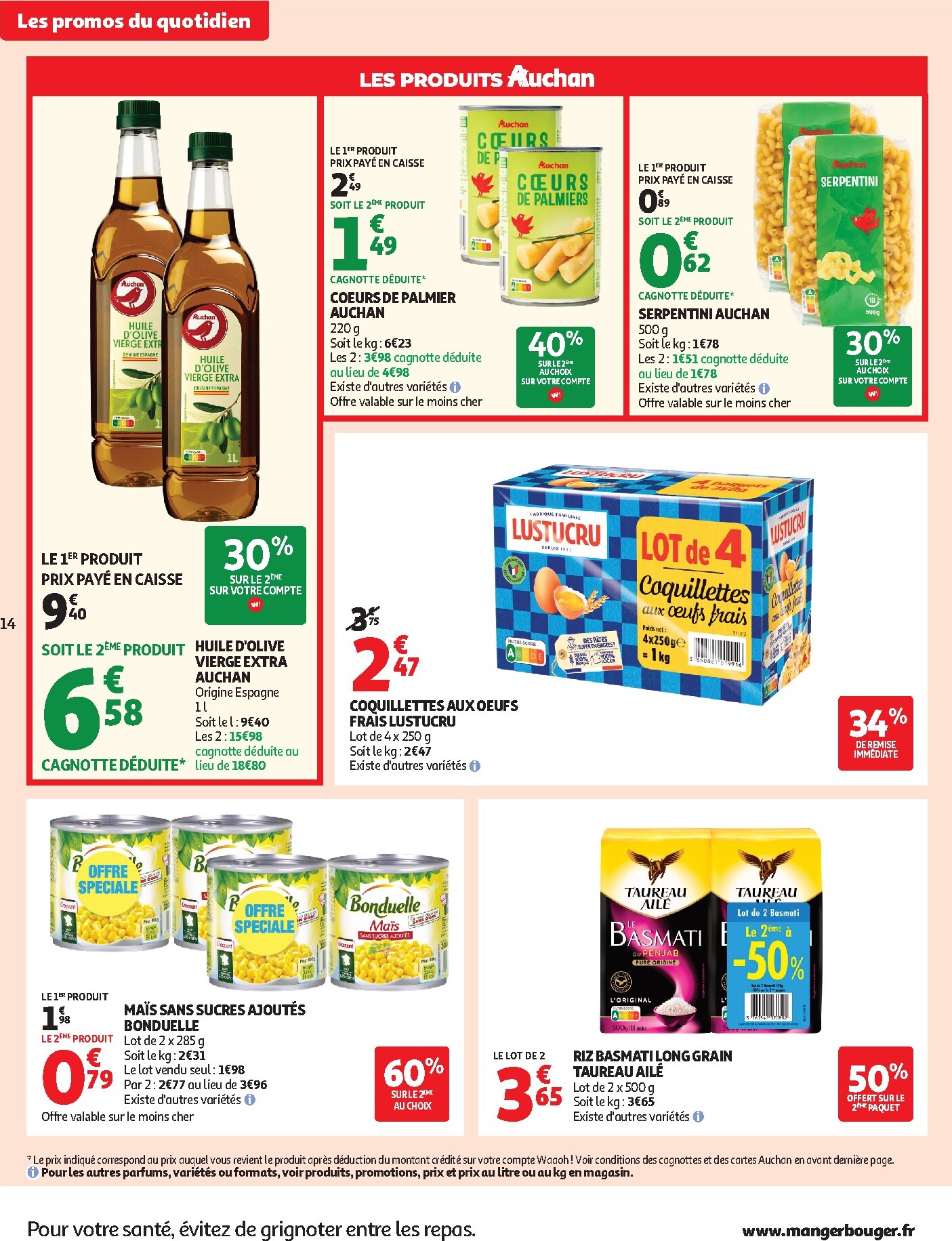 auchan - Auchan folder voor volgende week van dinsdag 11/08/2026 tot zaterdag 15/08/2026 - page: 14