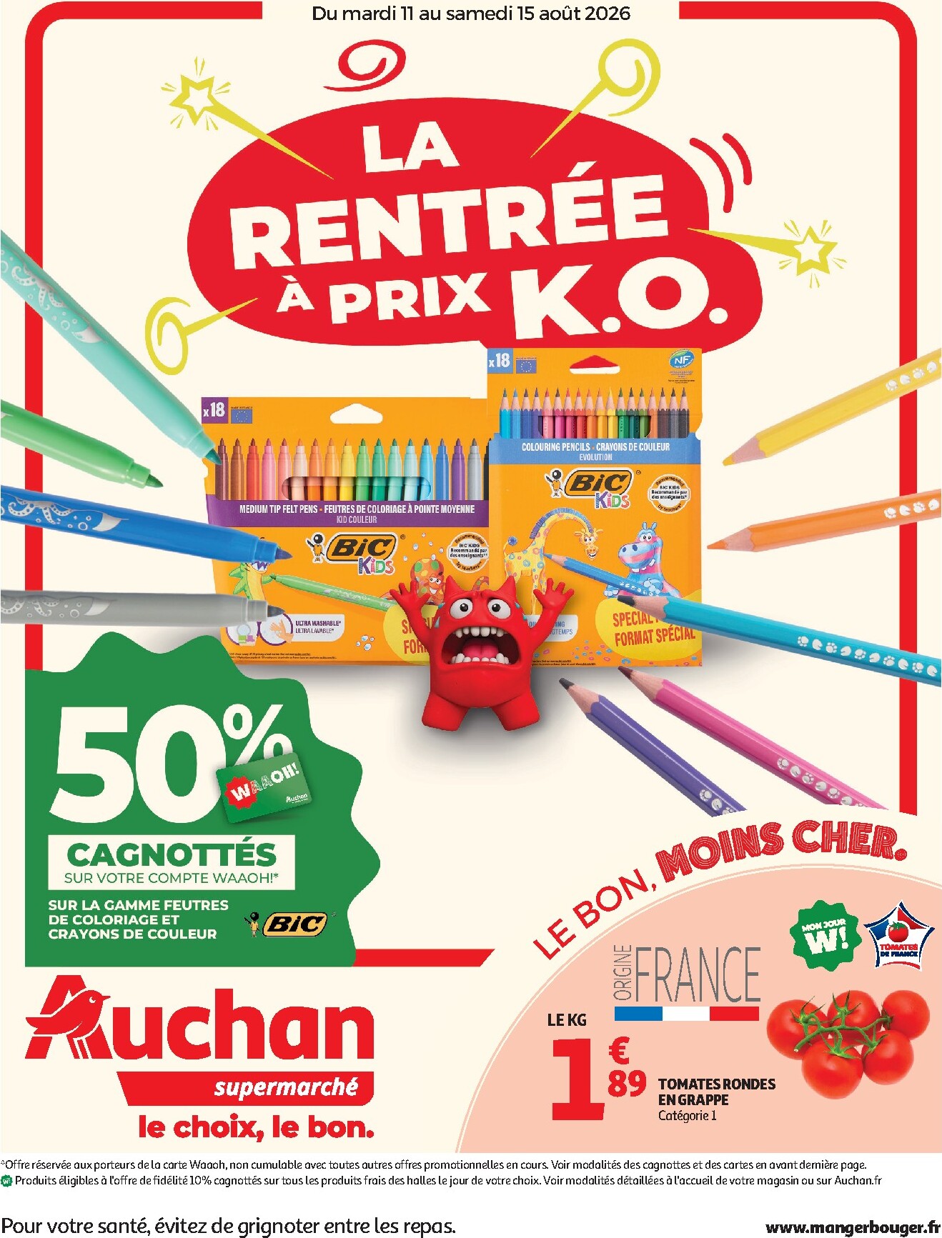 auchan - Auchan folder voor volgende week van dinsdag 11/08/2026 tot zaterdag 15/08/2026