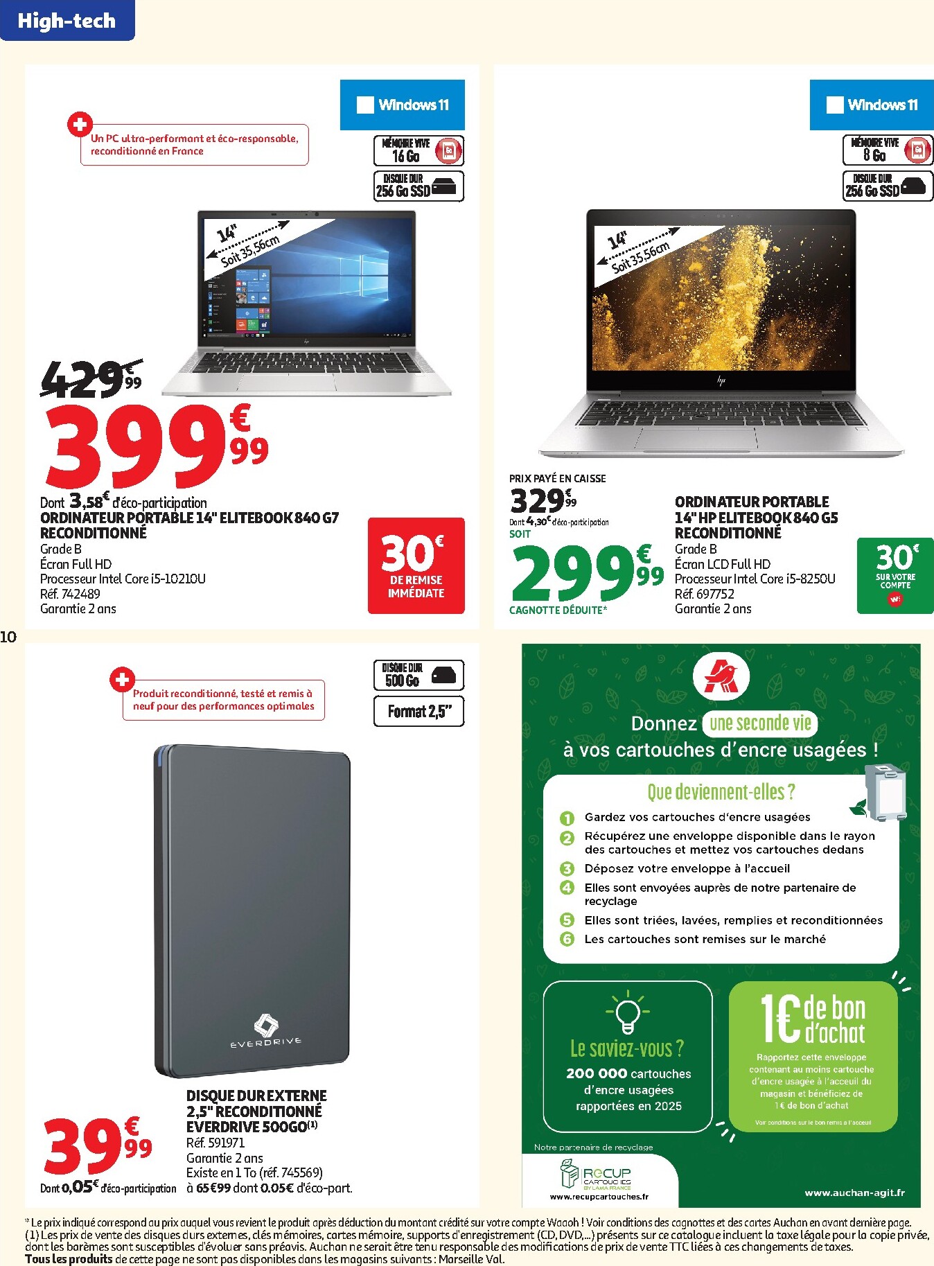 auchan - Auchan - Promos rentrée étudiants - Hypermarché folder voor volgende week van dinsdag 18/08/2026 tot zondag 06/09/2026 - page: 10