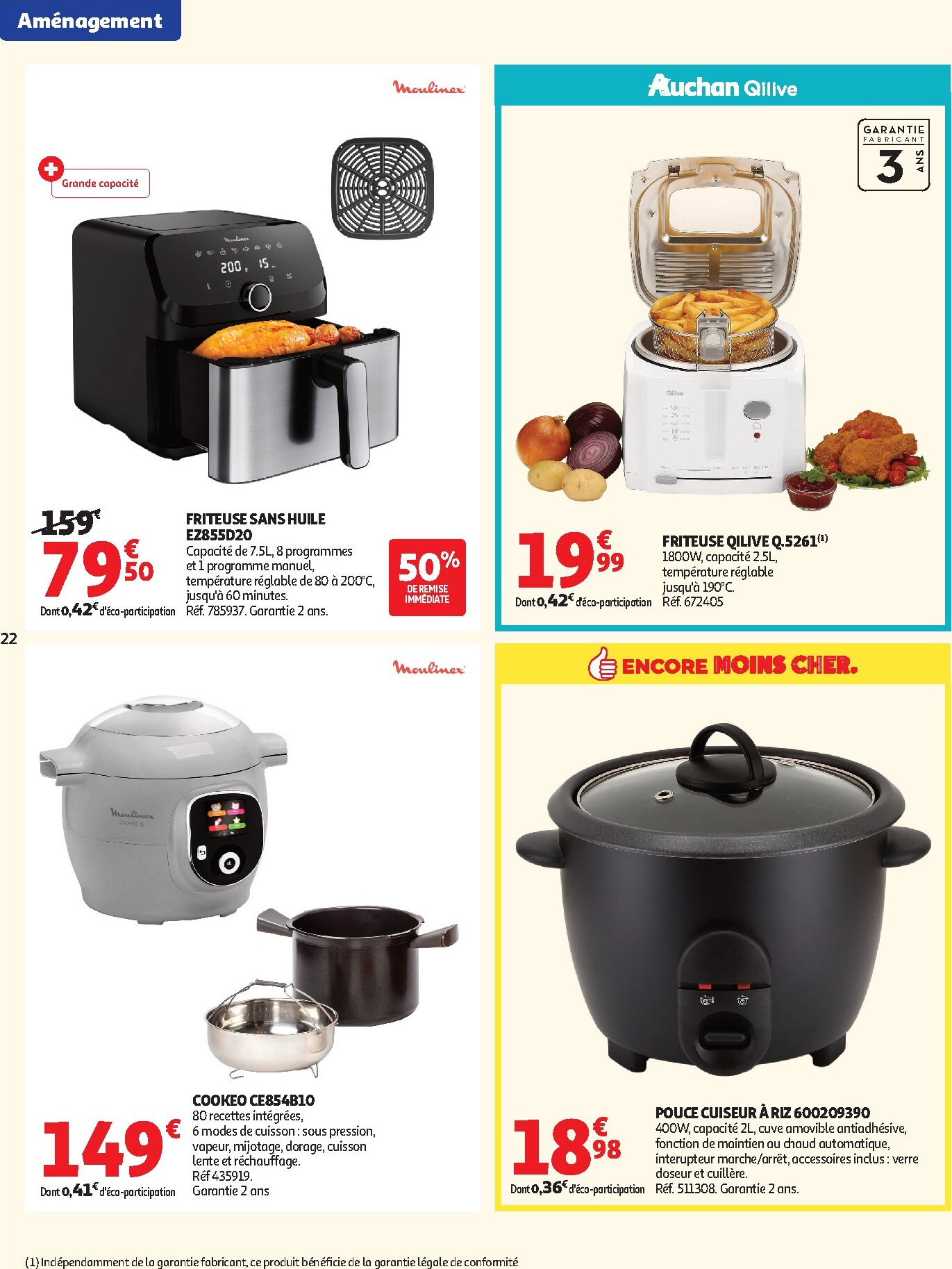 auchan - Auchan - Promos rentrée étudiants - Hypermarché folder voor volgende week van dinsdag 18/08/2026 tot zondag 06/09/2026 - page: 22