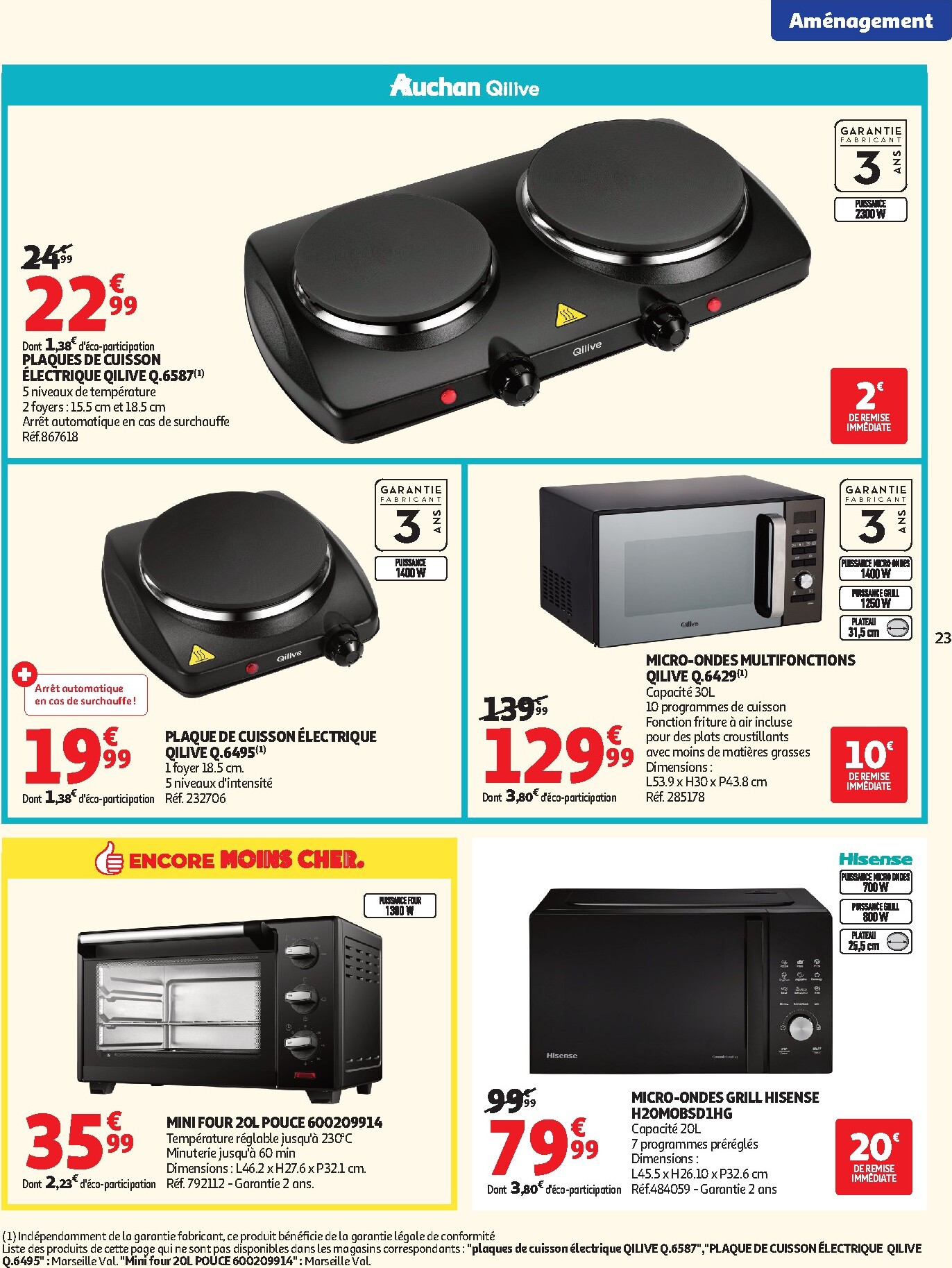auchan - Auchan - Promos rentrée étudiants - Hypermarché folder voor volgende week van dinsdag 18/08/2026 tot zondag 06/09/2026 - page: 23