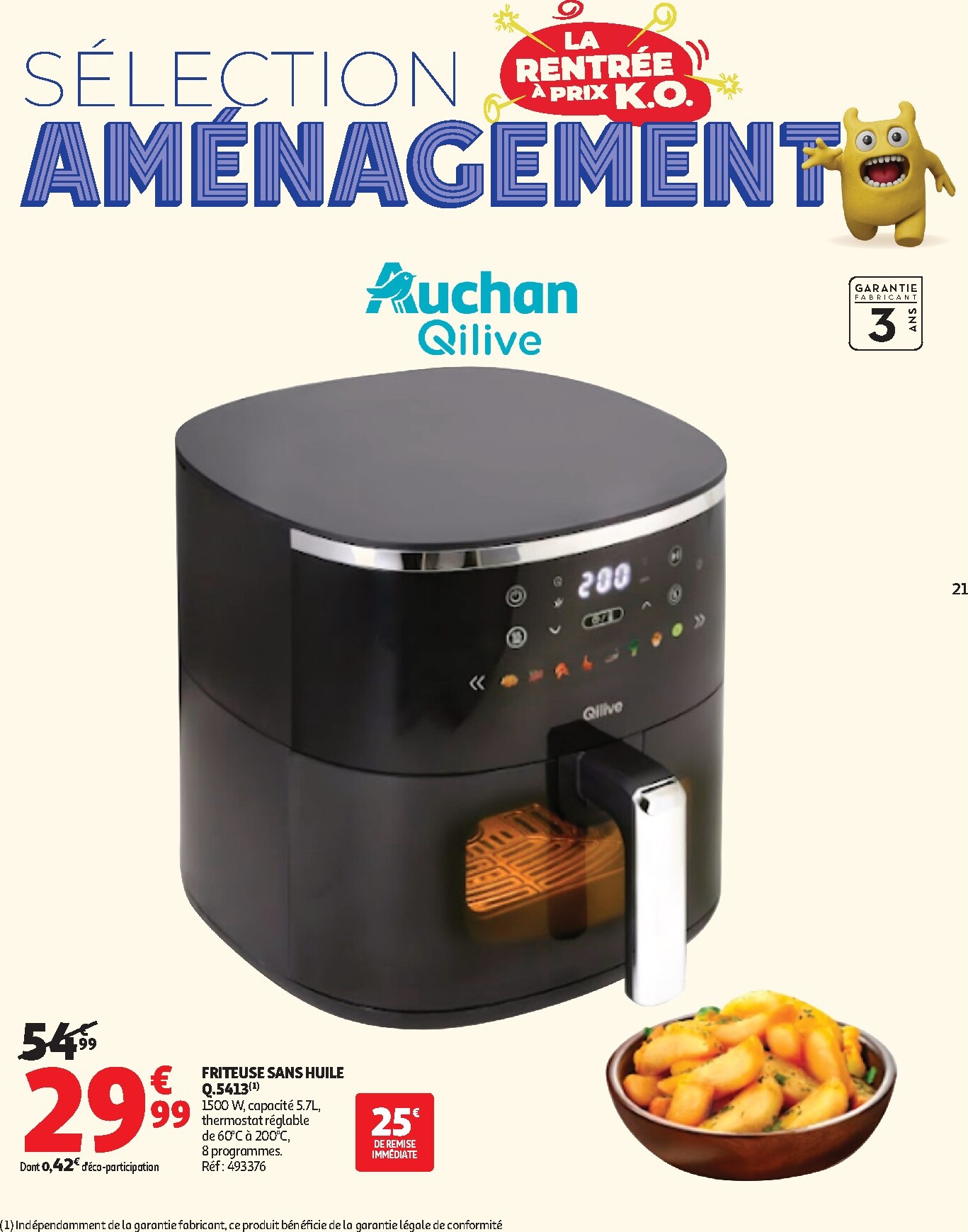 auchan - Auchan - Promos rentrée étudiants - Hypermarché folder voor volgende week van dinsdag 18/08/2026 tot zondag 06/09/2026 - page: 21