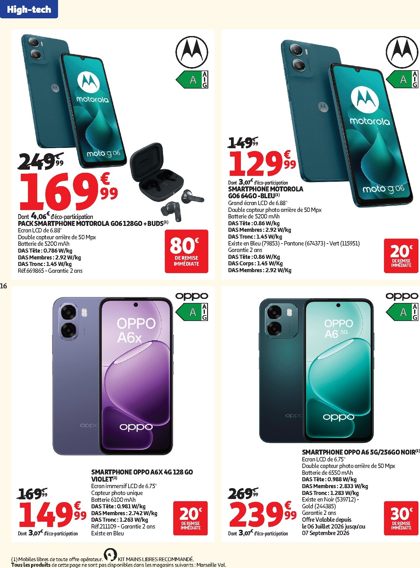 auchan - Auchan - Promos rentrée étudiants - Hypermarché folder voor volgende week van dinsdag 18/08/2026 tot zondag 06/09/2026 - page: 16