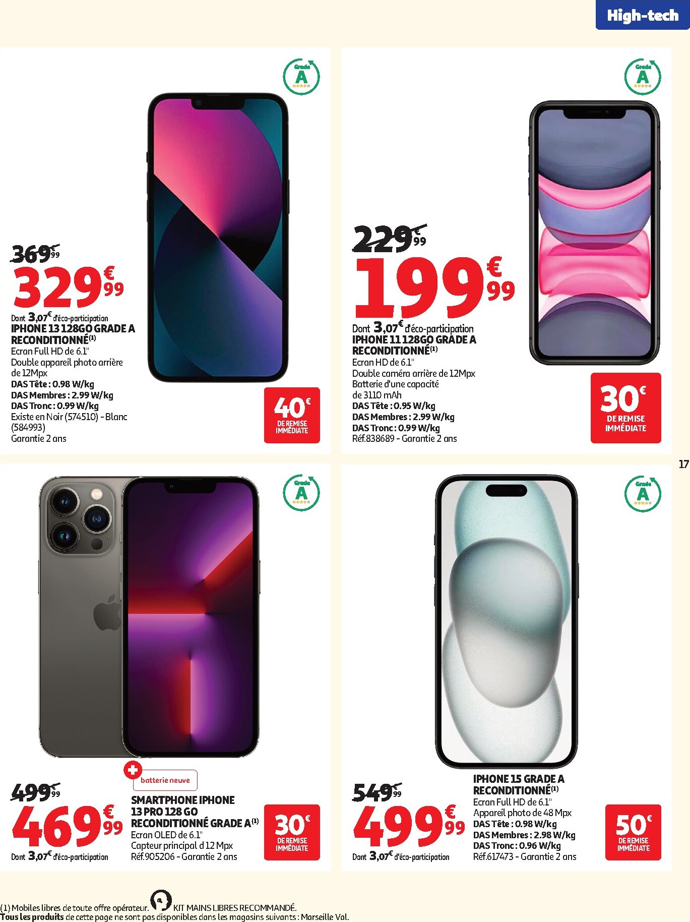 auchan - Auchan - Promos rentrée étudiants - Hypermarché folder voor volgende week van dinsdag 18/08/2026 tot zondag 06/09/2026 - page: 17