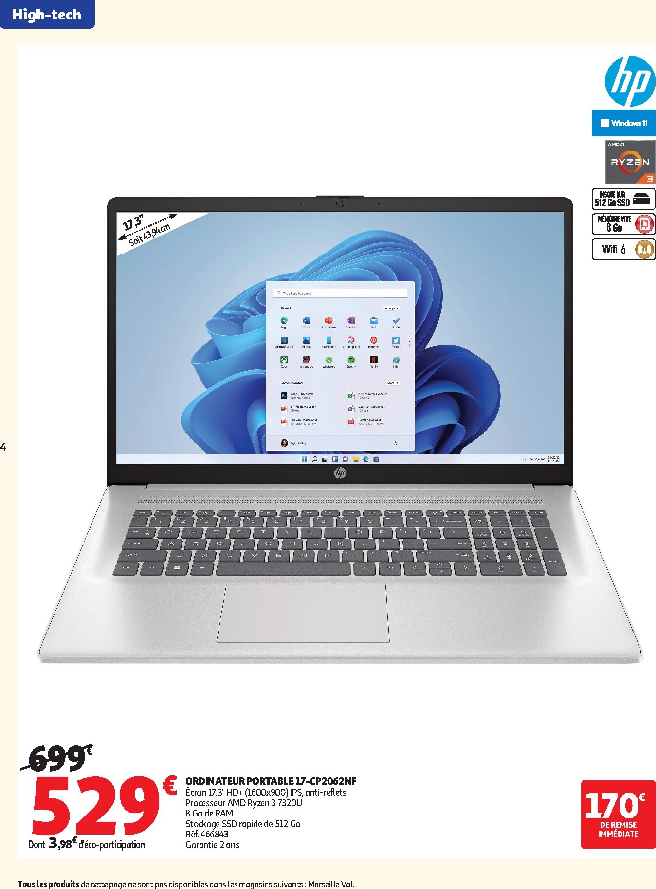 auchan - Auchan - Promos rentrée étudiants - Hypermarché folder voor volgende week van dinsdag 18/08/2026 tot zondag 06/09/2026 - page: 4