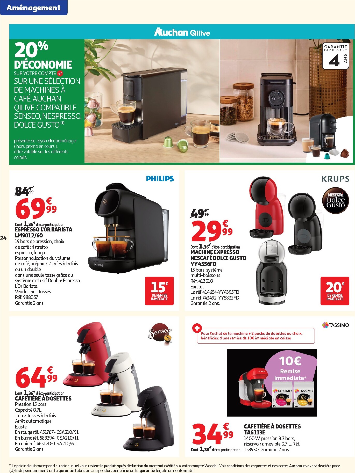 auchan - Auchan - Promos rentrée étudiants - Hypermarché folder voor volgende week van dinsdag 18/08/2026 tot zondag 06/09/2026 - page: 24