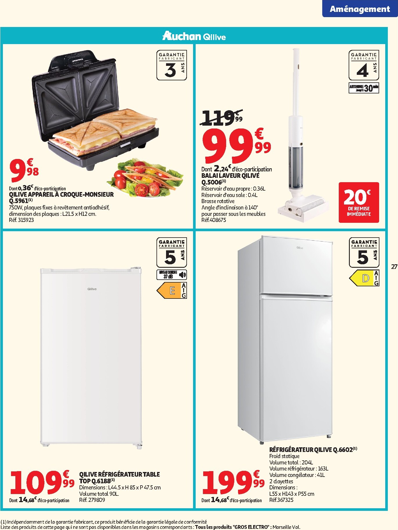 auchan - Auchan - Promos rentrée étudiants - Hypermarché folder voor volgende week van dinsdag 18/08/2026 tot zondag 06/09/2026 - page: 27