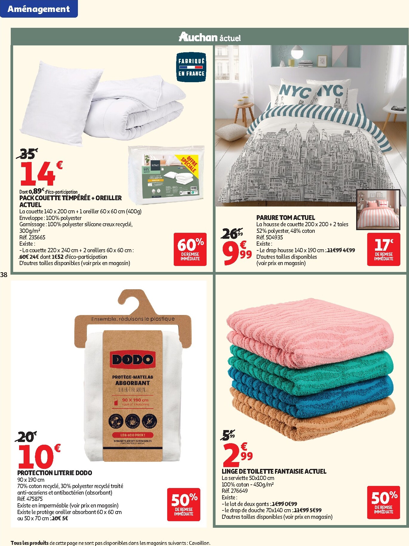 auchan - Auchan - Promos rentrée étudiants - Hypermarché folder voor volgende week van dinsdag 18/08/2026 tot zondag 06/09/2026 - page: 38
