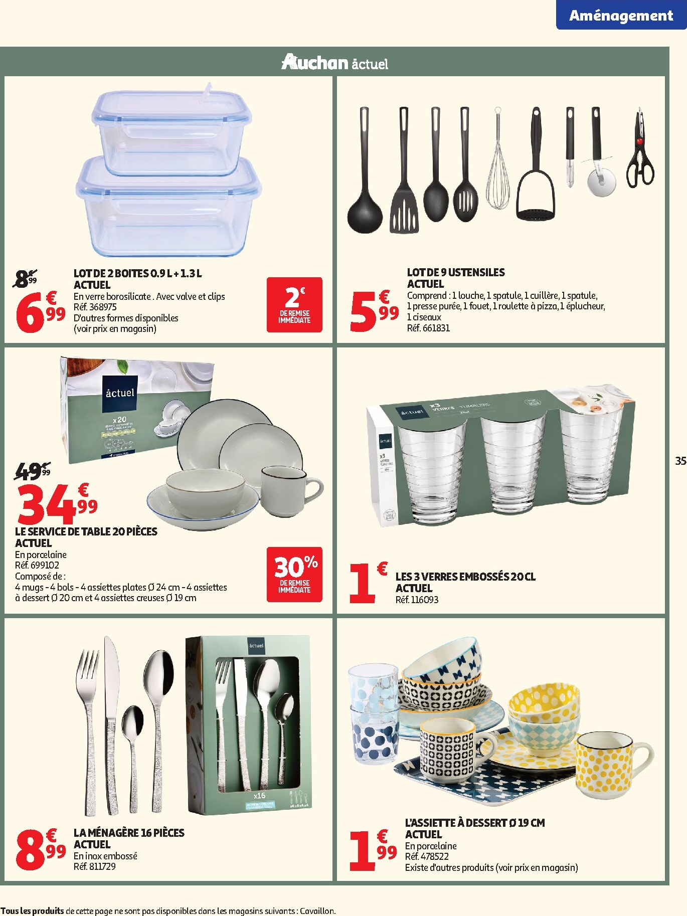 auchan - Auchan - Promos rentrée étudiants - Hypermarché folder voor volgende week van dinsdag 18/08/2026 tot zondag 06/09/2026 - page: 35