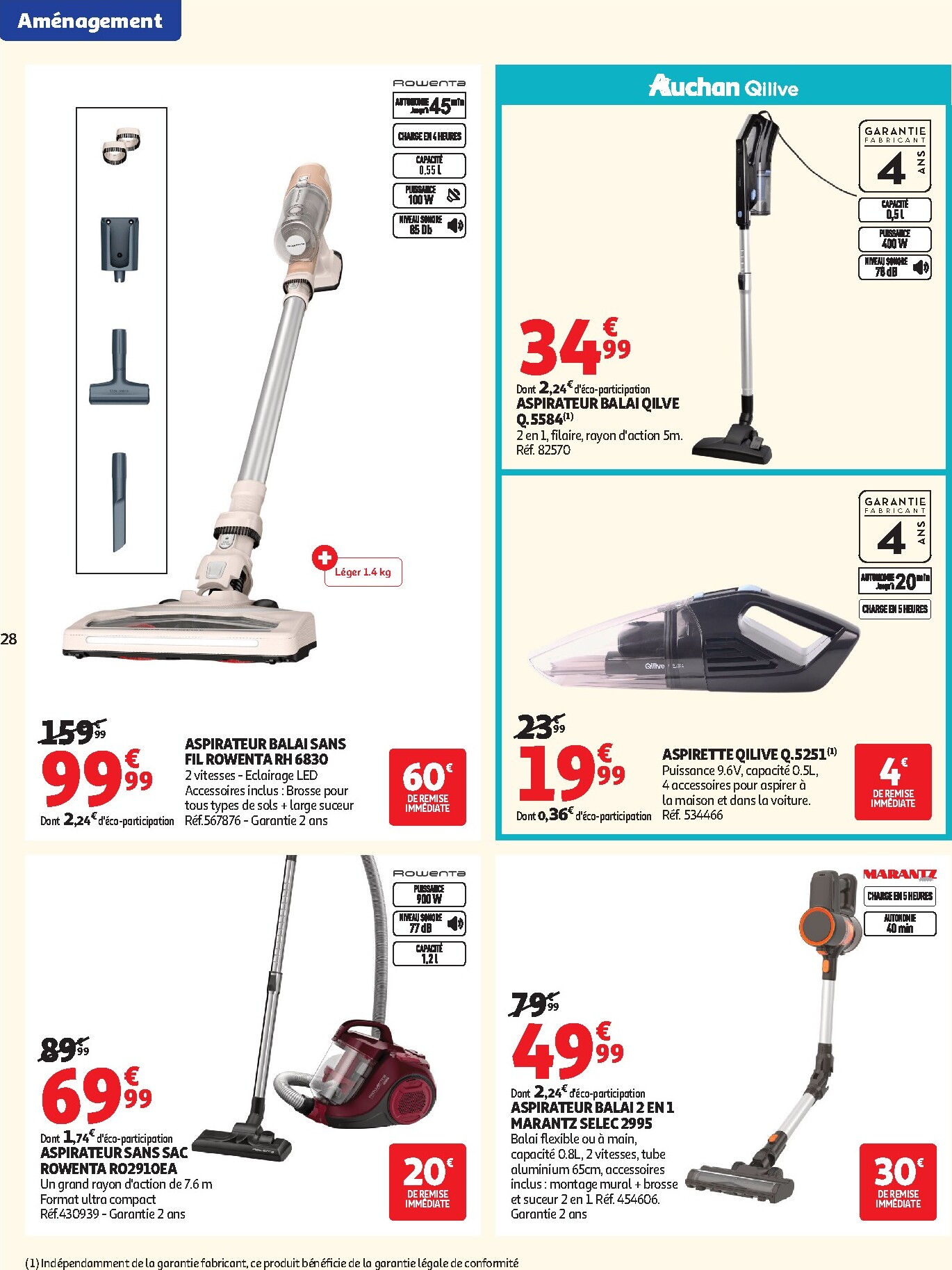 auchan - Auchan - Promos rentrée étudiants - Hypermarché folder voor volgende week van dinsdag 18/08/2026 tot zondag 06/09/2026 - page: 28