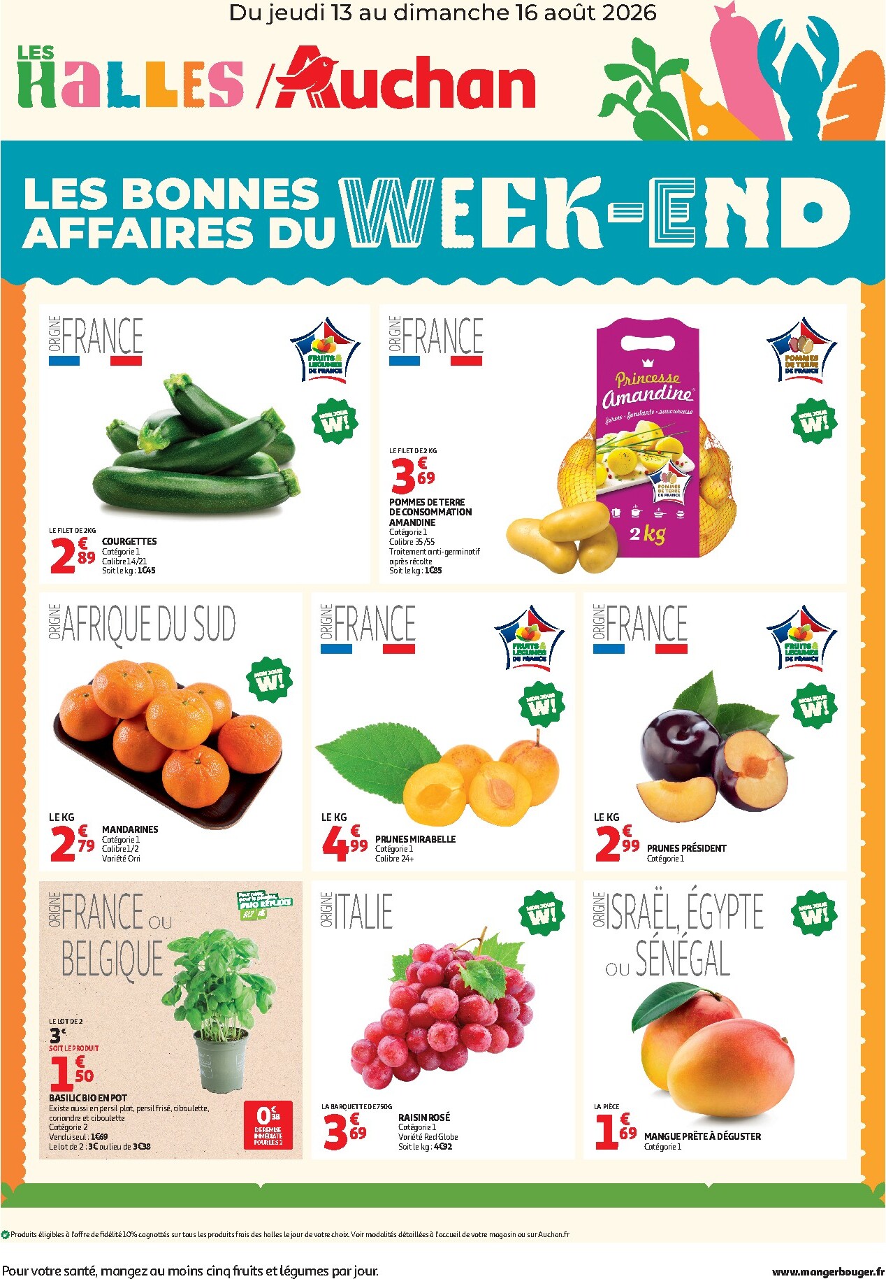 auchan - Huidige Auchan folder geldig van donderdag 13/08/2026 tot zondag 16/08/2026