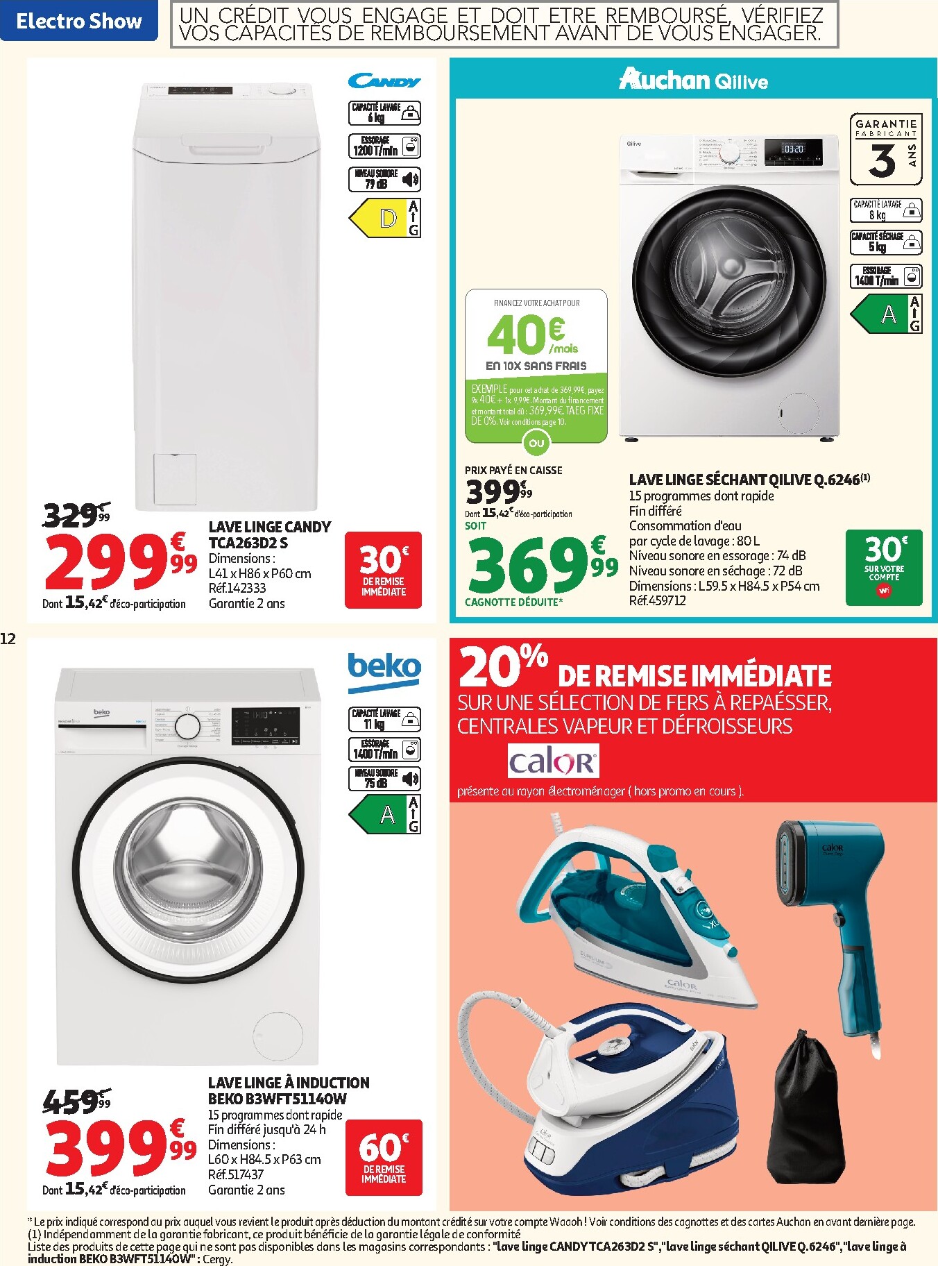 auchan - Auchan - Electroshow - Hypermarché folder voor volgende week van dinsdag 01/09/2026 tot zondag 13/09/2026 - page: 12