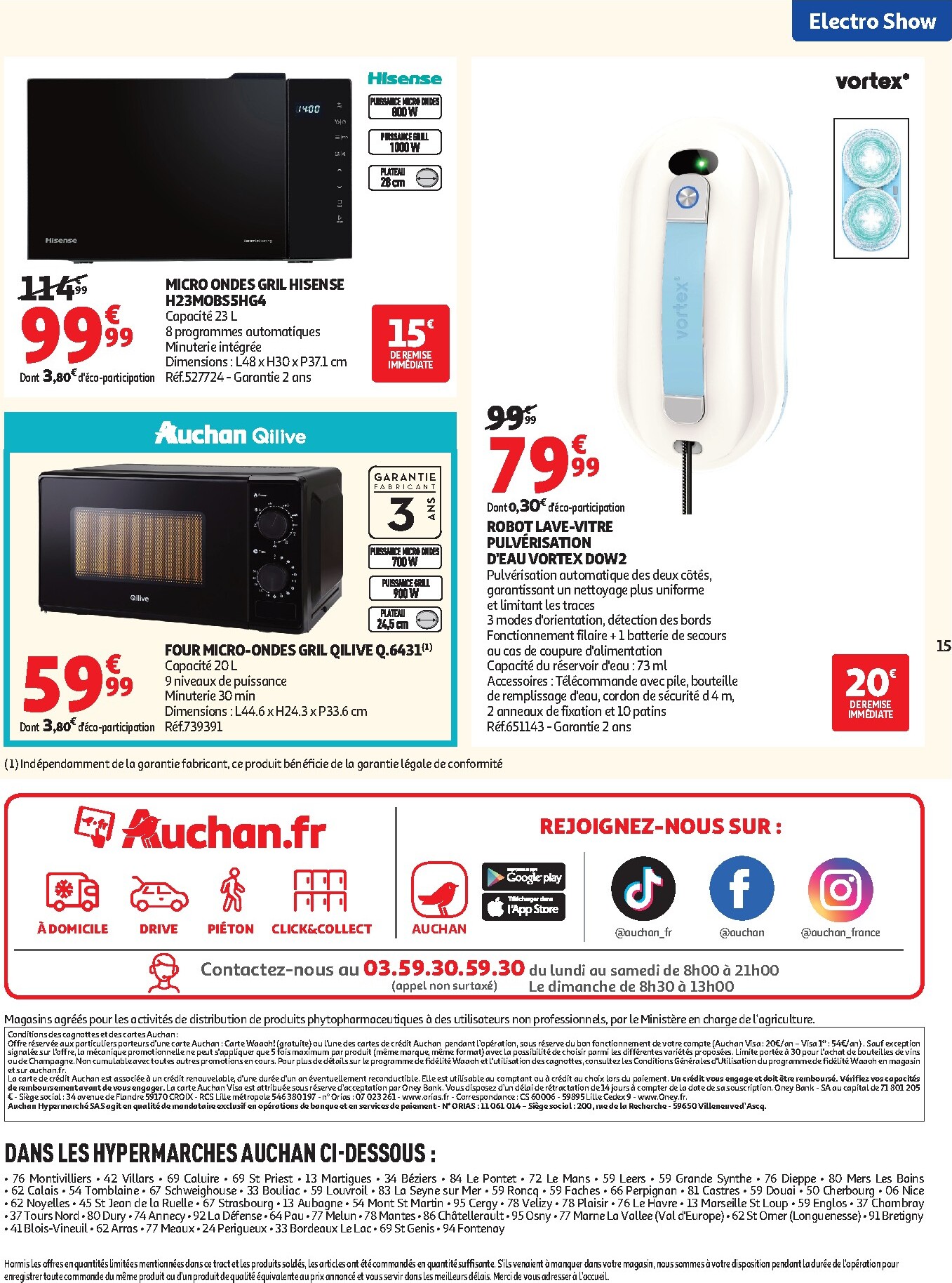 auchan - Auchan - Electroshow - Hypermarché folder voor volgende week van dinsdag 01/09/2026 tot zondag 13/09/2026 - page: 15