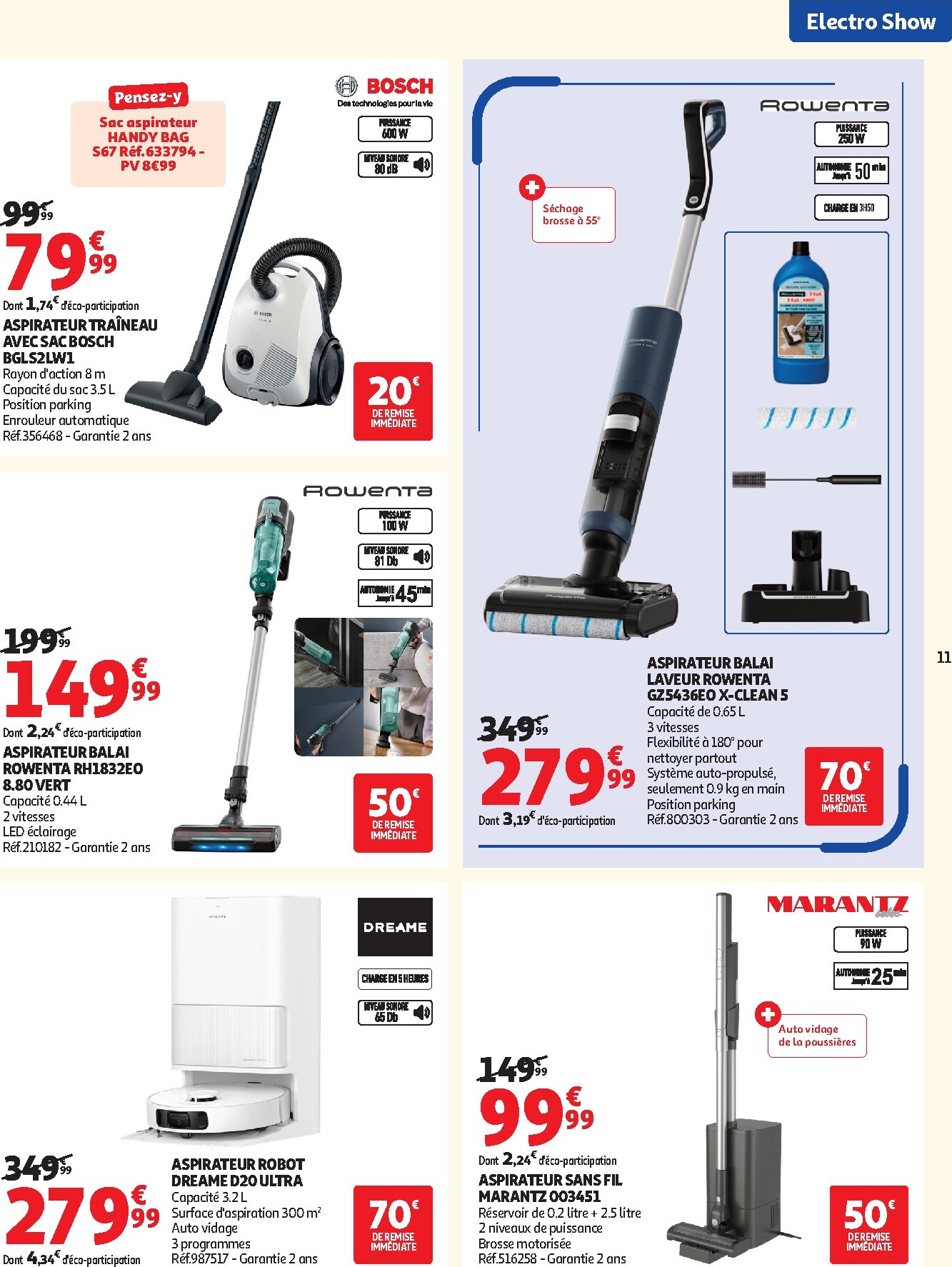 auchan - Auchan - Electroshow - Hypermarché folder voor volgende week van dinsdag 01/09/2026 tot zondag 13/09/2026 - page: 11