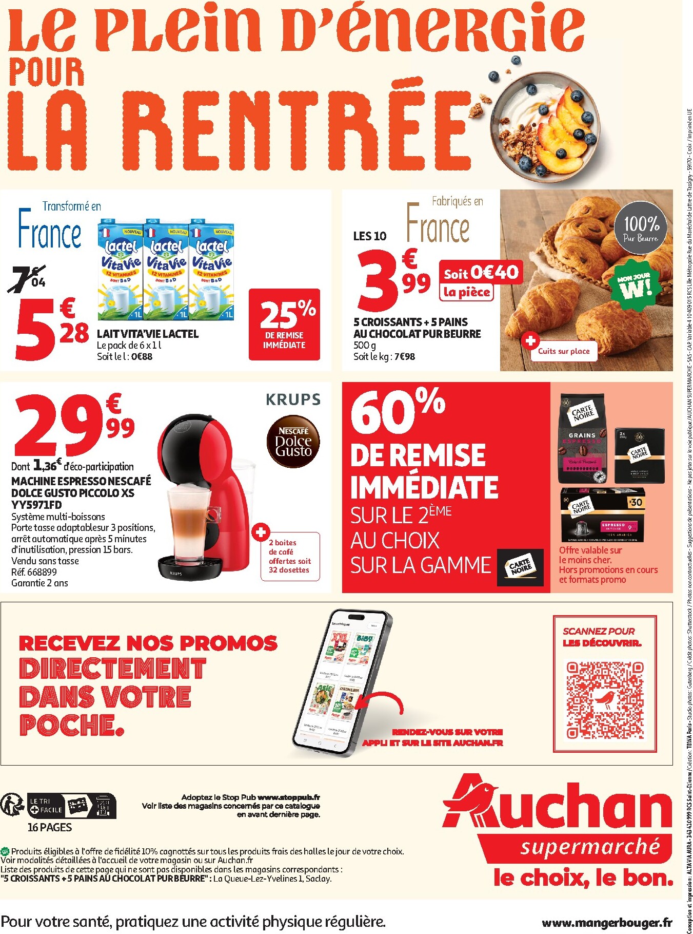auchan - Auchan - Ménage rentrée supers - Supermarché folder voor volgende week van dinsdag 08/09/2026 tot zaterdag 12/09/2026 - page: 16