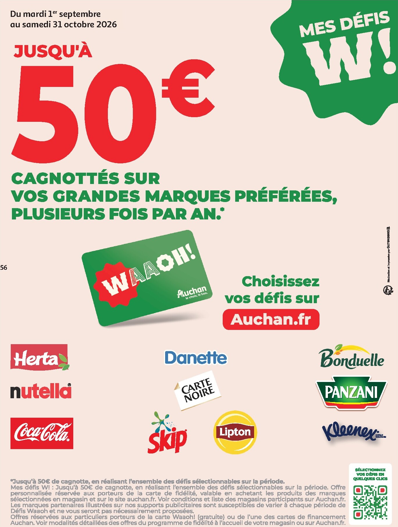 auchan - Auchan folder voor volgende week van dinsdag 08/09/2026 tot zondag 20/09/2026 - page: 56