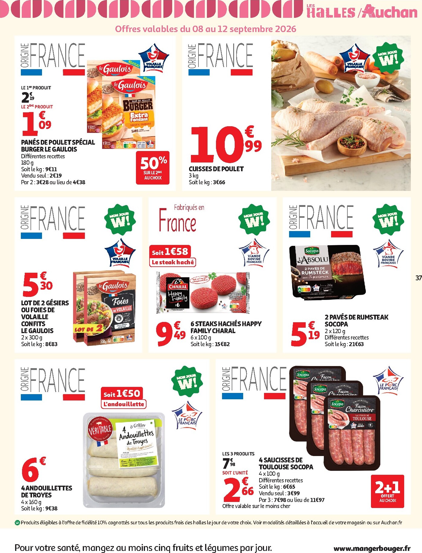 auchan - Auchan folder voor volgende week van dinsdag 08/09/2026 tot zondag 20/09/2026 - page: 37