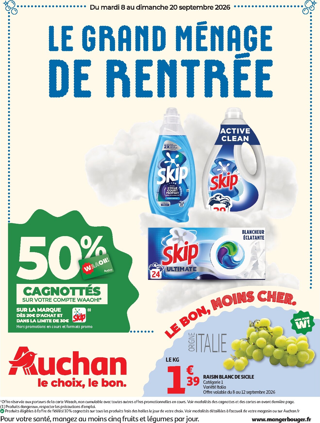 auchan - Auchan folder voor volgende week van dinsdag 08/09/2026 tot zondag 20/09/2026