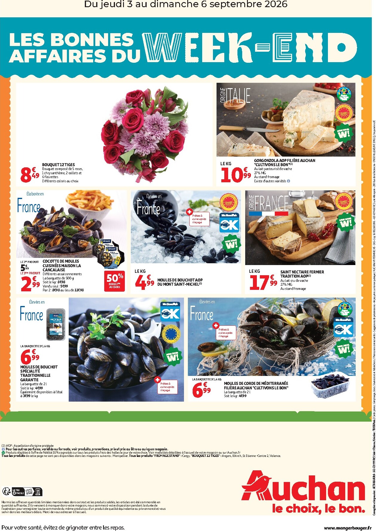 auchan - Huidige Auchan Hypermarché - Les bons plan du week end folder geldig van donderdag 03/09/2026 tot zondag 06/09/2026 - page: 2