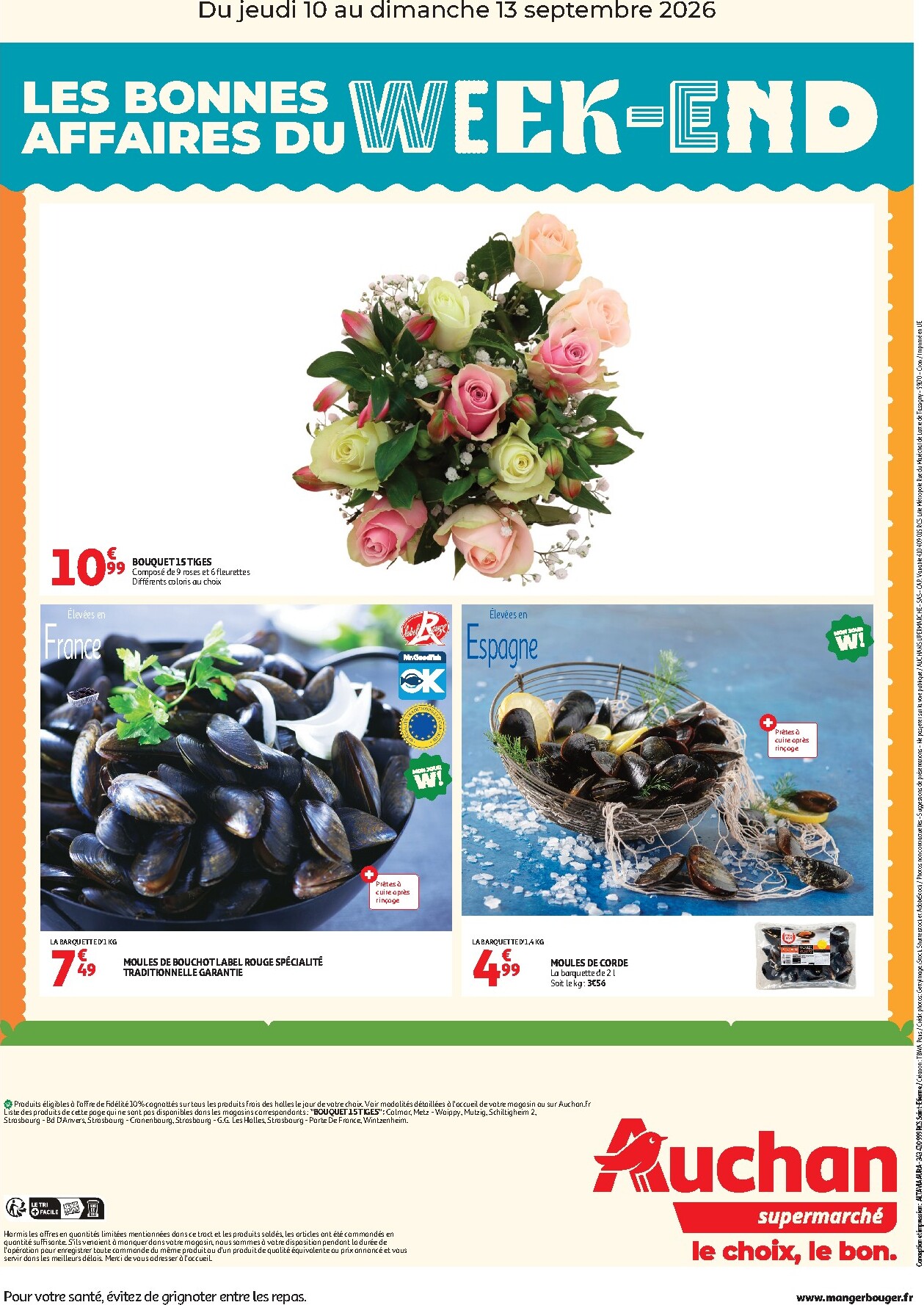 auchan - Huidige Auchan Supermarché - Les bons plan du week end folder geldig van donderdag 10/09/2026 tot zondag 13/09/2026 - page: 2
