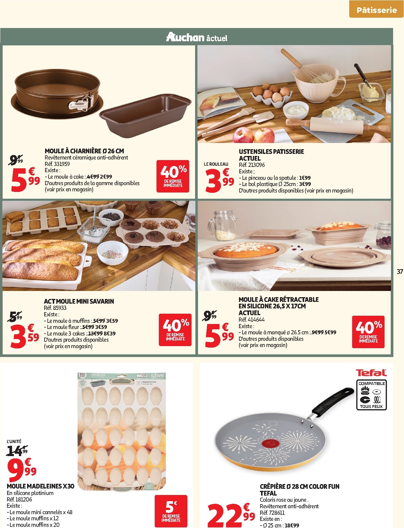 auchan - Auchan - Cuisine gourmande hypers folder voor volgende week van dinsdag 22/09/2026 tot zondag 04/10/2026 - page: 37