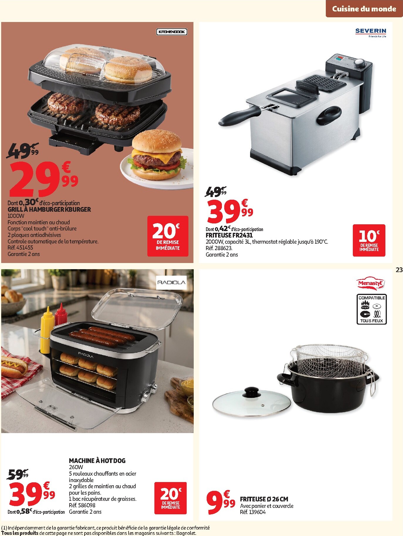 auchan - Auchan - Cuisine gourmande hypers folder voor volgende week van dinsdag 22/09/2026 tot zondag 04/10/2026 - page: 23